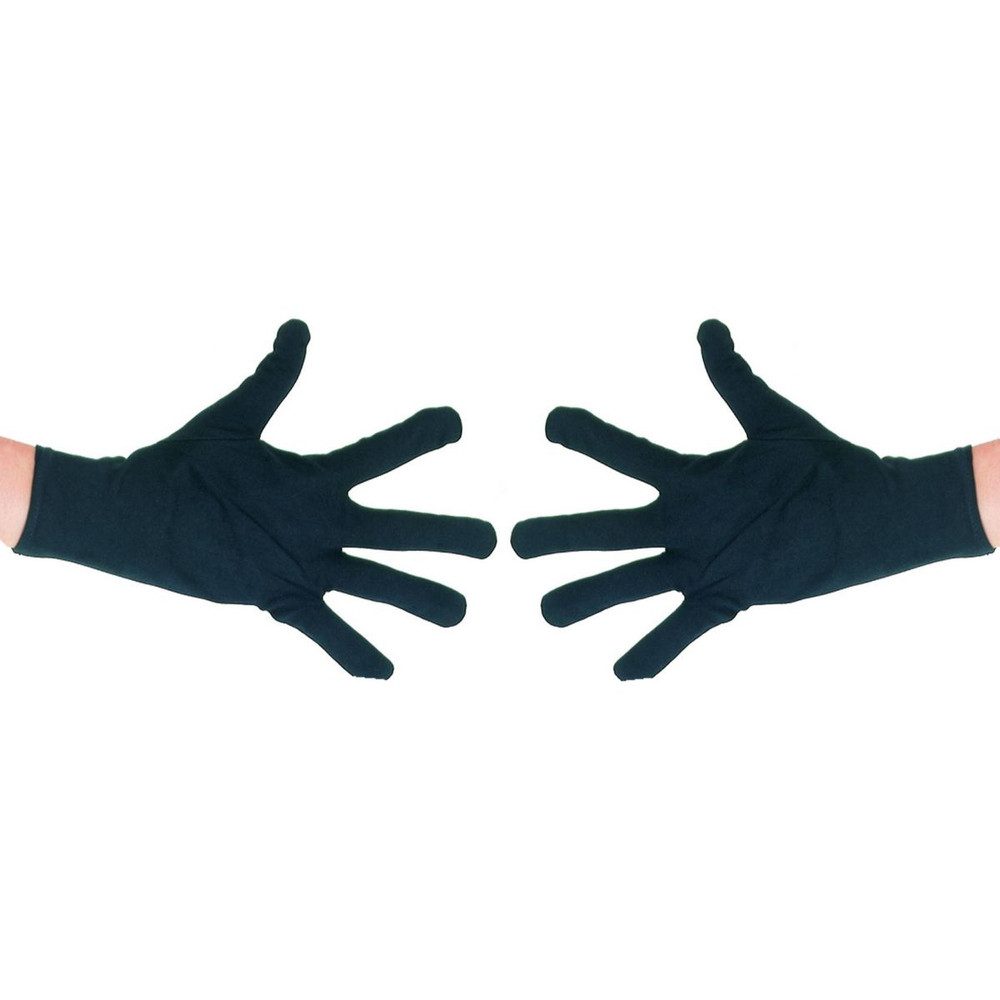MICA Kostüm Handschuhe - für Erwachsene - 1 Paar - schwarz
