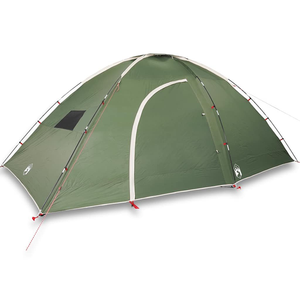 Kuppelzelt Campingzelt 8 Personen Grün Wasserdicht