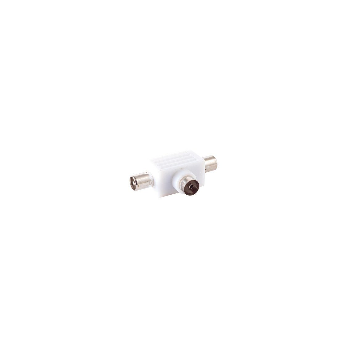 T-Verteiler, Kupplung Koax-Kabelverbinder maximum connectivity® 2 Stecker S/CONN x und 1x