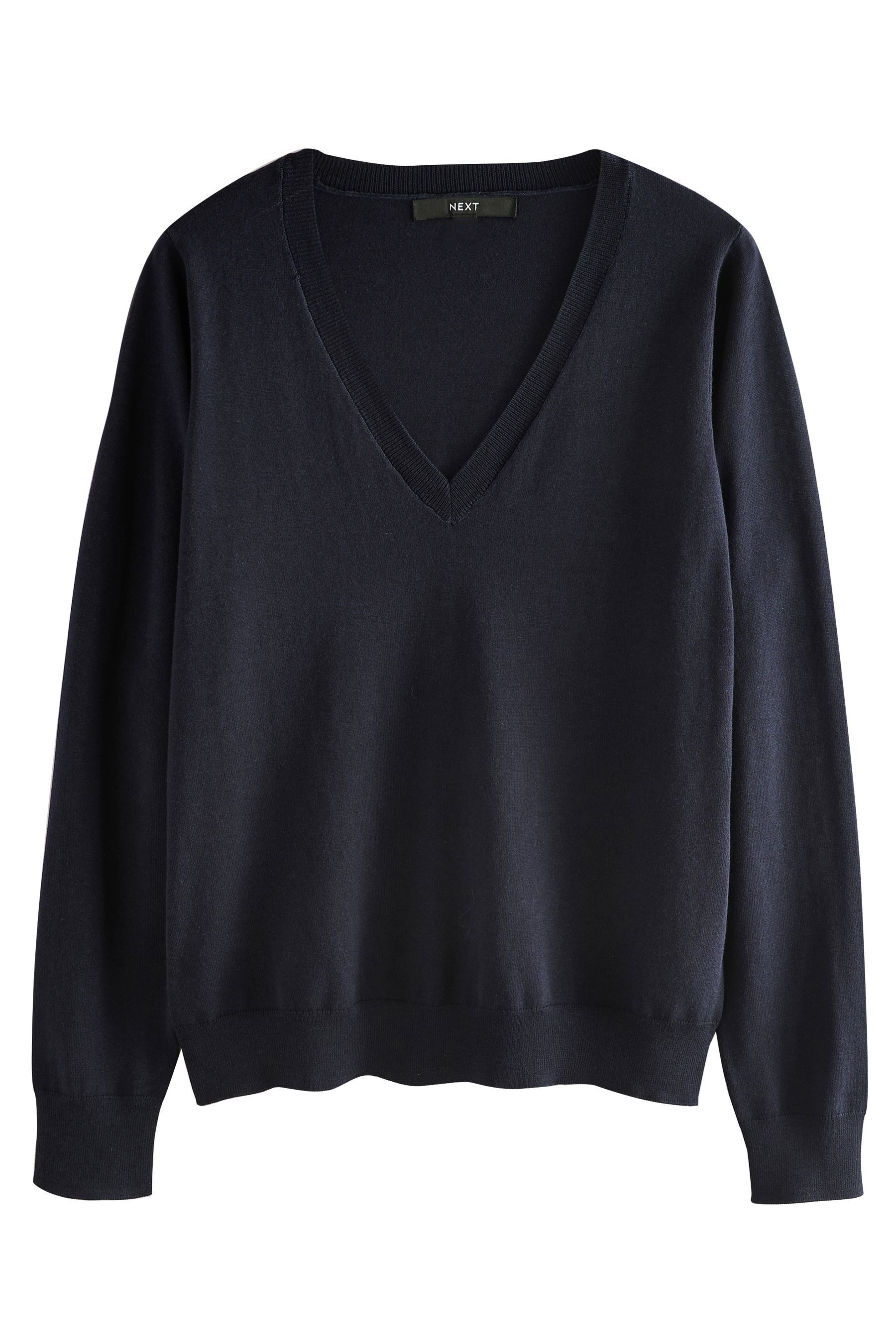 Next V-Ausschnitt-Pullover Weicher Pullover mit V-Ausschnitt günstig online kaufen