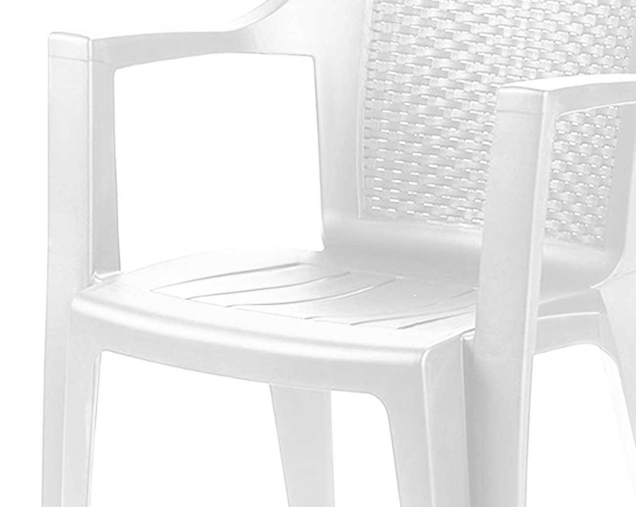 Mojawo Armlehnstuhl Stapelsessel Stapelstuhl Bistrostuhl Kunststoff günstig online kaufen