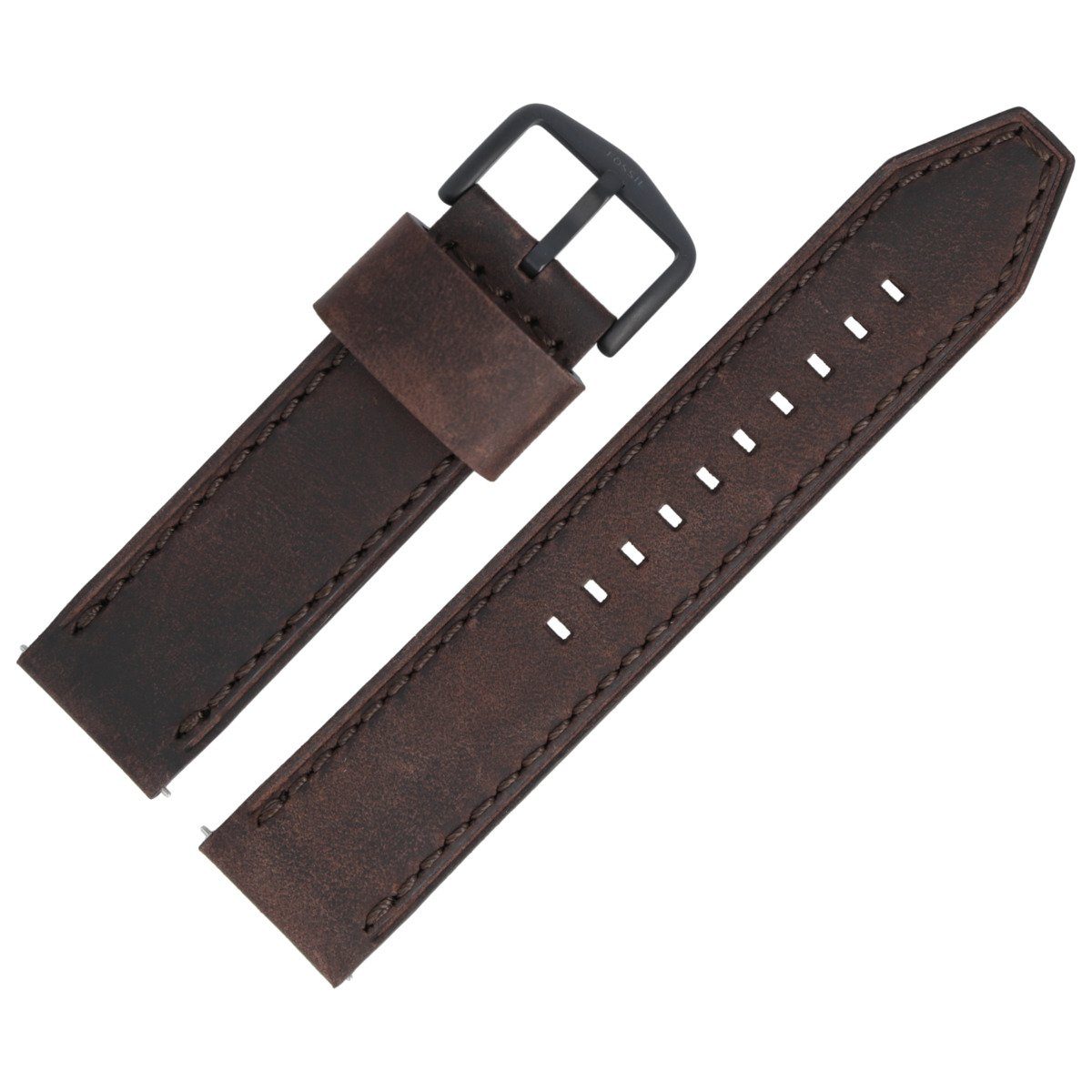 Fossil Uhrenarmband 22mm Leder Braun FS-5251SET günstig online kaufen