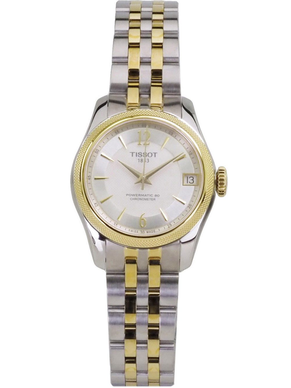 Tissot Automatikuhr schweizer Damen Uhr 30 mm Ø T1082082211700 Powermatic 80 Powermatic 80, Saphirglas und Glasboden
