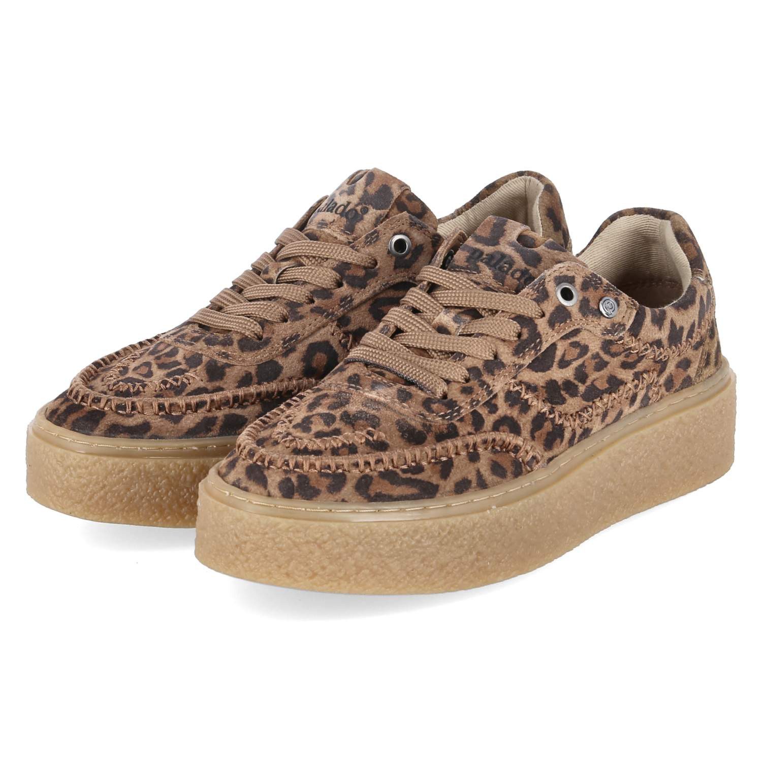 Palado Palado 6NU0400101 3900 Damen Rauleder braun-kombi Schnürschuh