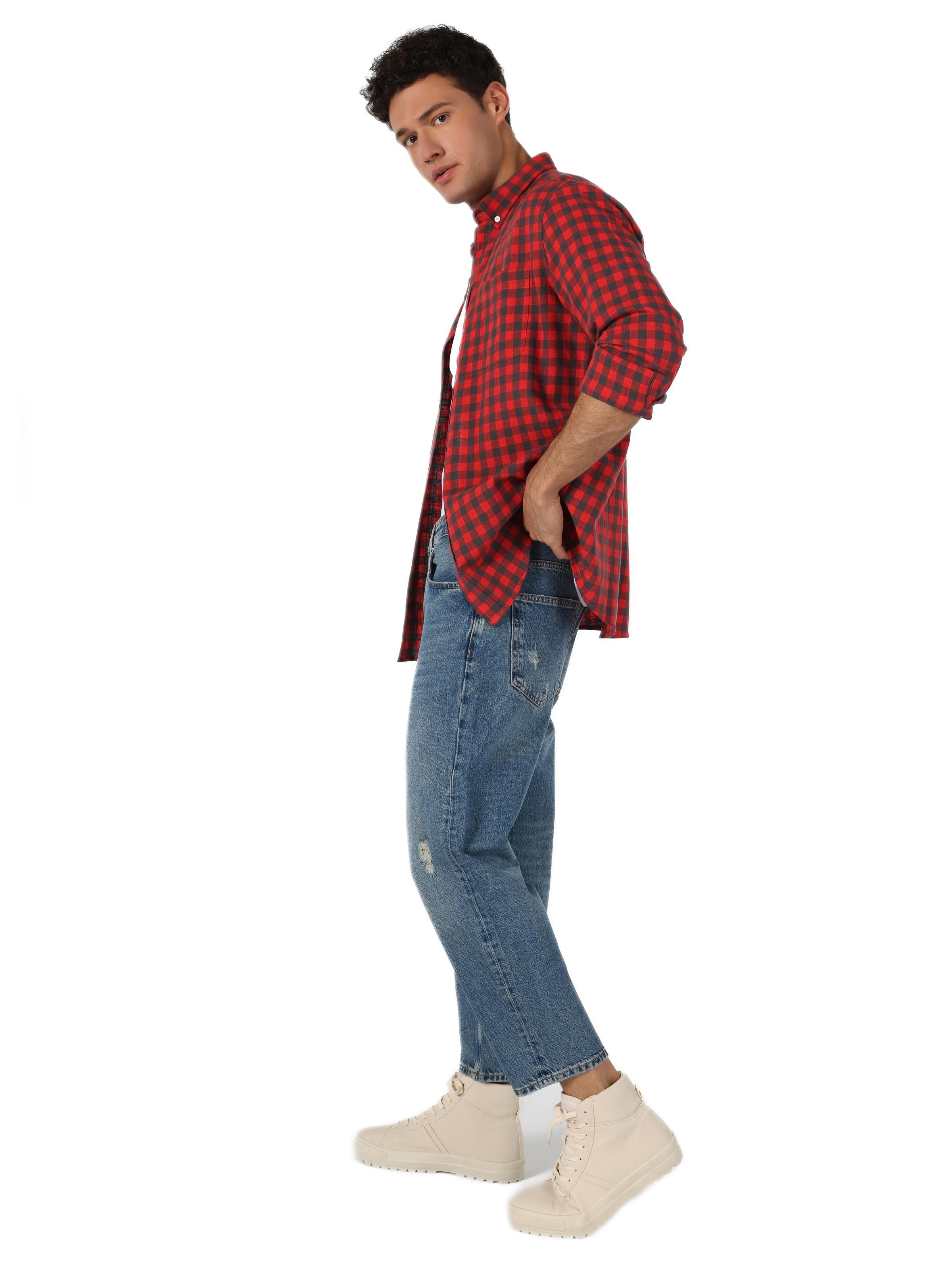 Colins Stretch-Jeans Milas Loose Relaxed Fit Blaue Herren Джинси Hose