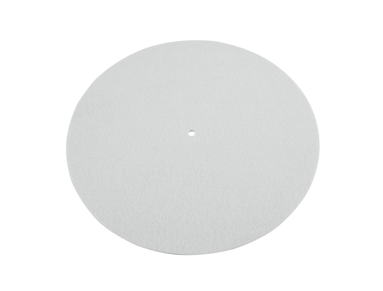 Plattenspieler-Schutzhülle Slipmat, antistatisch, neutral weiß