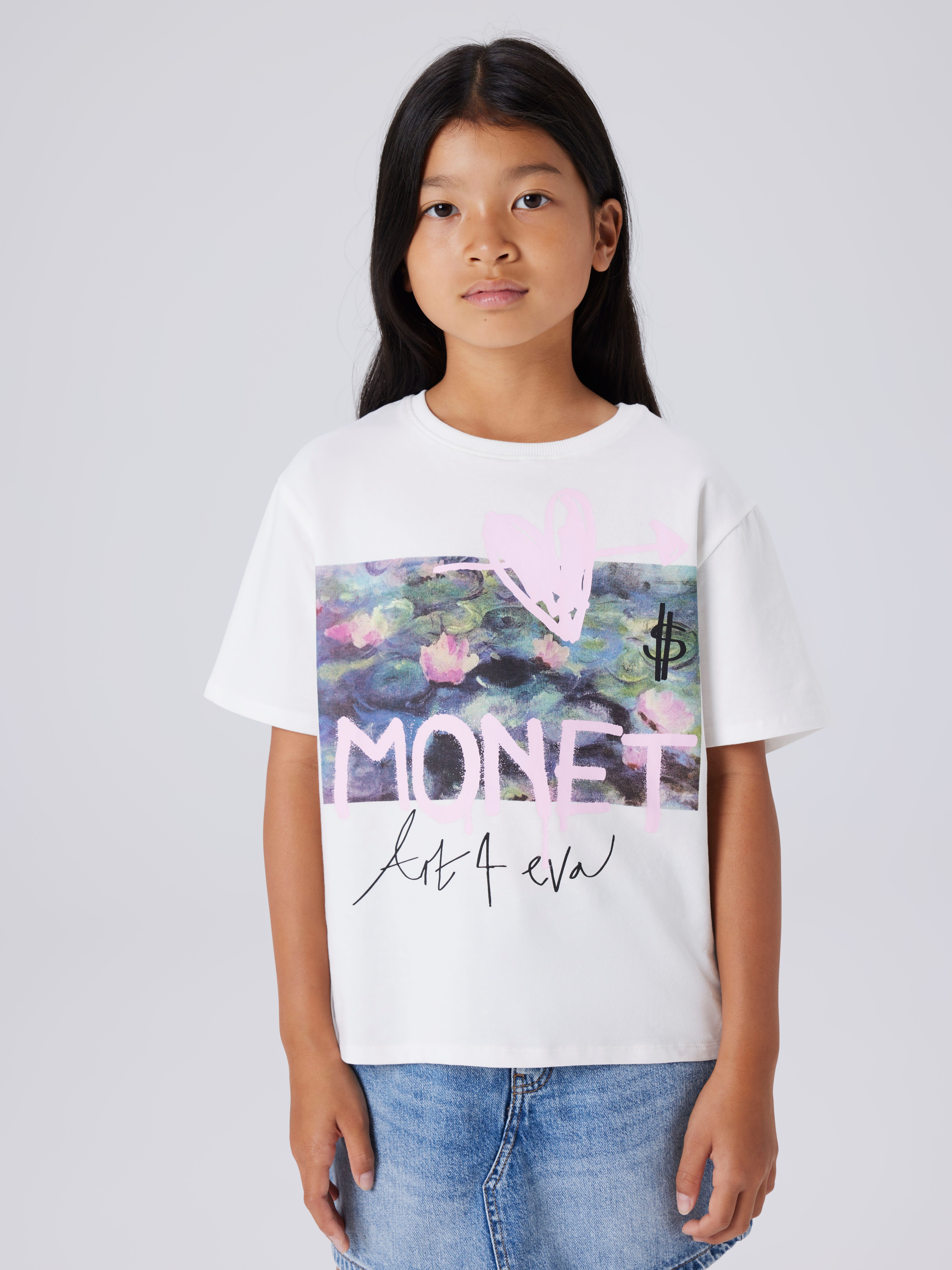 T-Shirt NKFDYDISSI MONET SS NREG TOP NOOS ART