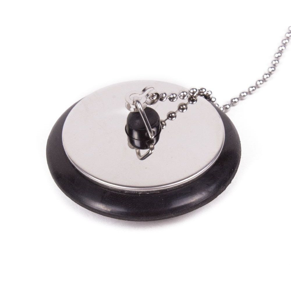 BENSON Waschbeckenstöpsel Spülbeckenstecker 40 mm + Edelstahlkette 30 cm, Ø günstig online kaufen