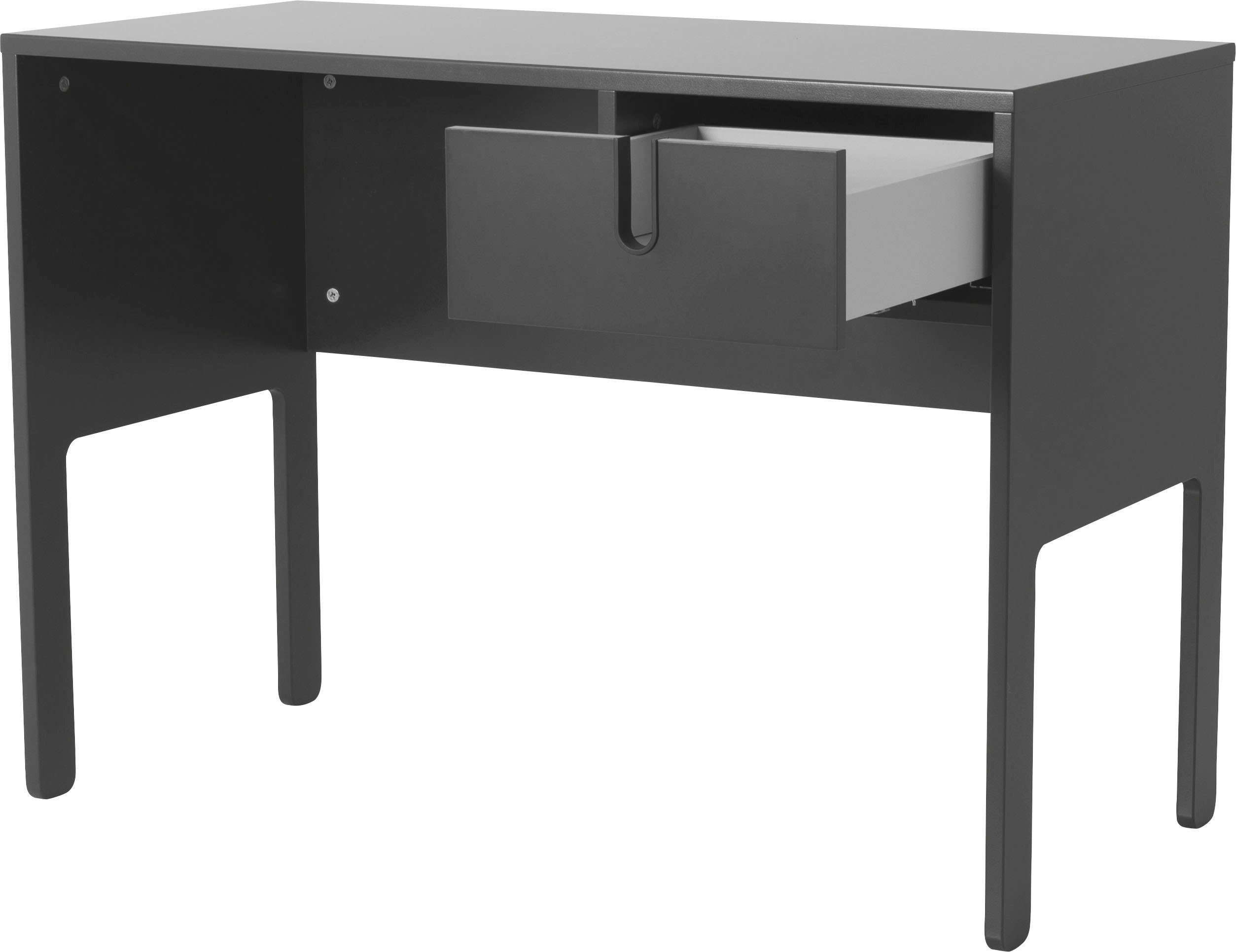 Tenzo Schreibtisch UNO, mit 1 Schublade, Olivier Toulouse Tenzo grau von Design By