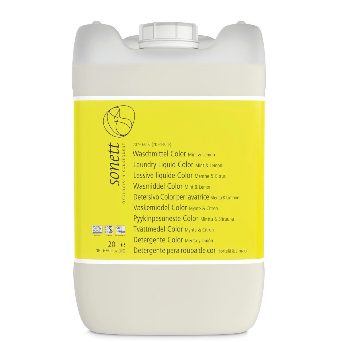 Sonett Sonett Waschmittel Color Mint u. Lemon 20 Liter Colorwaschmittel