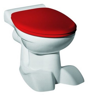 GEBERIT Kinder-WC-Sitz Bambini, WC-Sitz mit Deckel - Rot