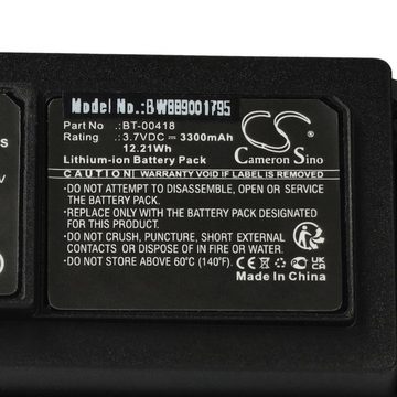 vhbw kompatibel mit Zebra MC2700, MC2200 Akku Li-Ion 3300 mAh (3,7 V)