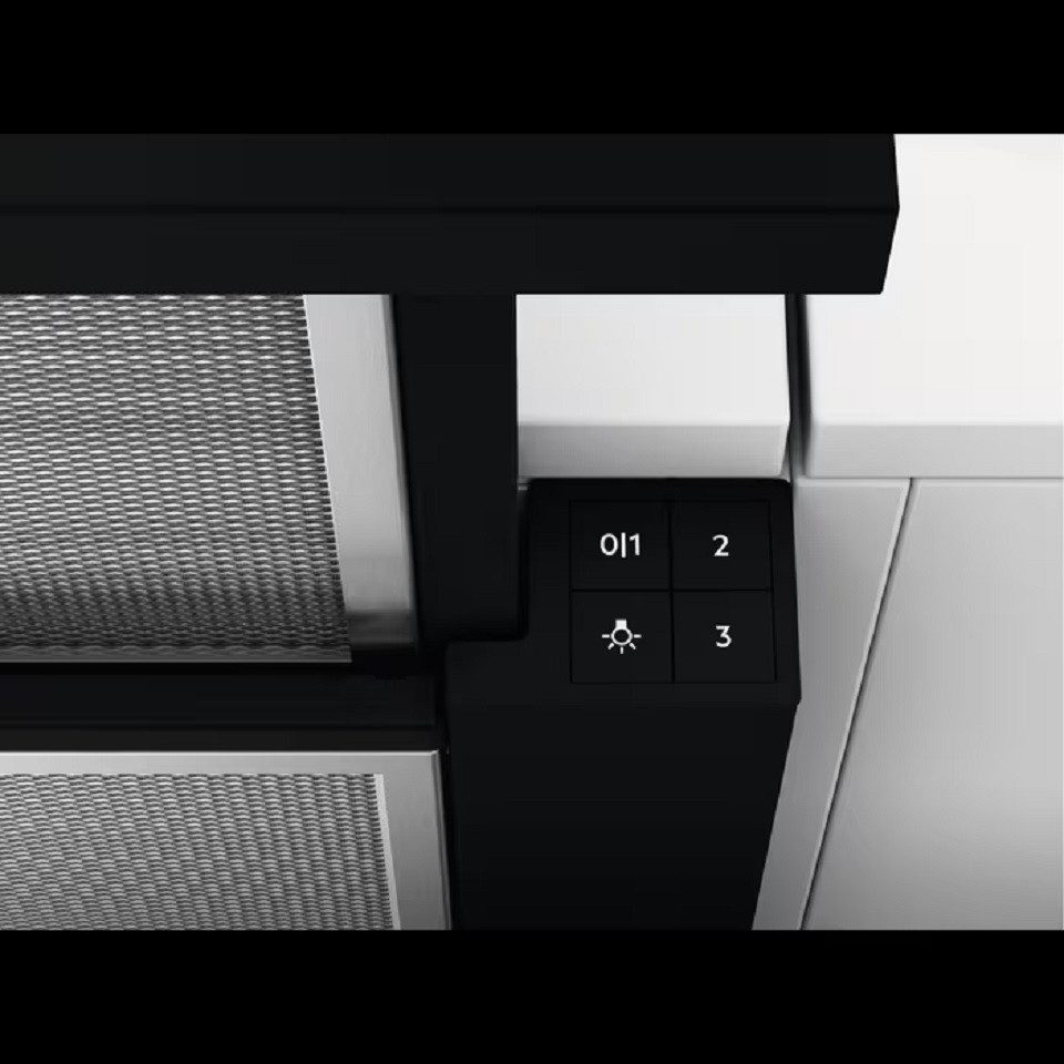 AEG Zwischenbauhaube LFP619K Serie keine Angaben LFP619K, LED-Leuchtstreifen, Bedienung über Drucktasten