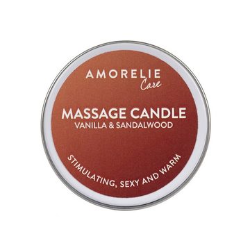 AMORELIE Care Massagekerze Massagekerze 43 ml - Vanilla, Sandelwood, 1-tlg., Vanille & Sandelholz