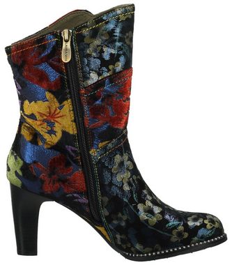 LAURA VITA Stiefelette Leder/Textil High-Heel-Stiefelette