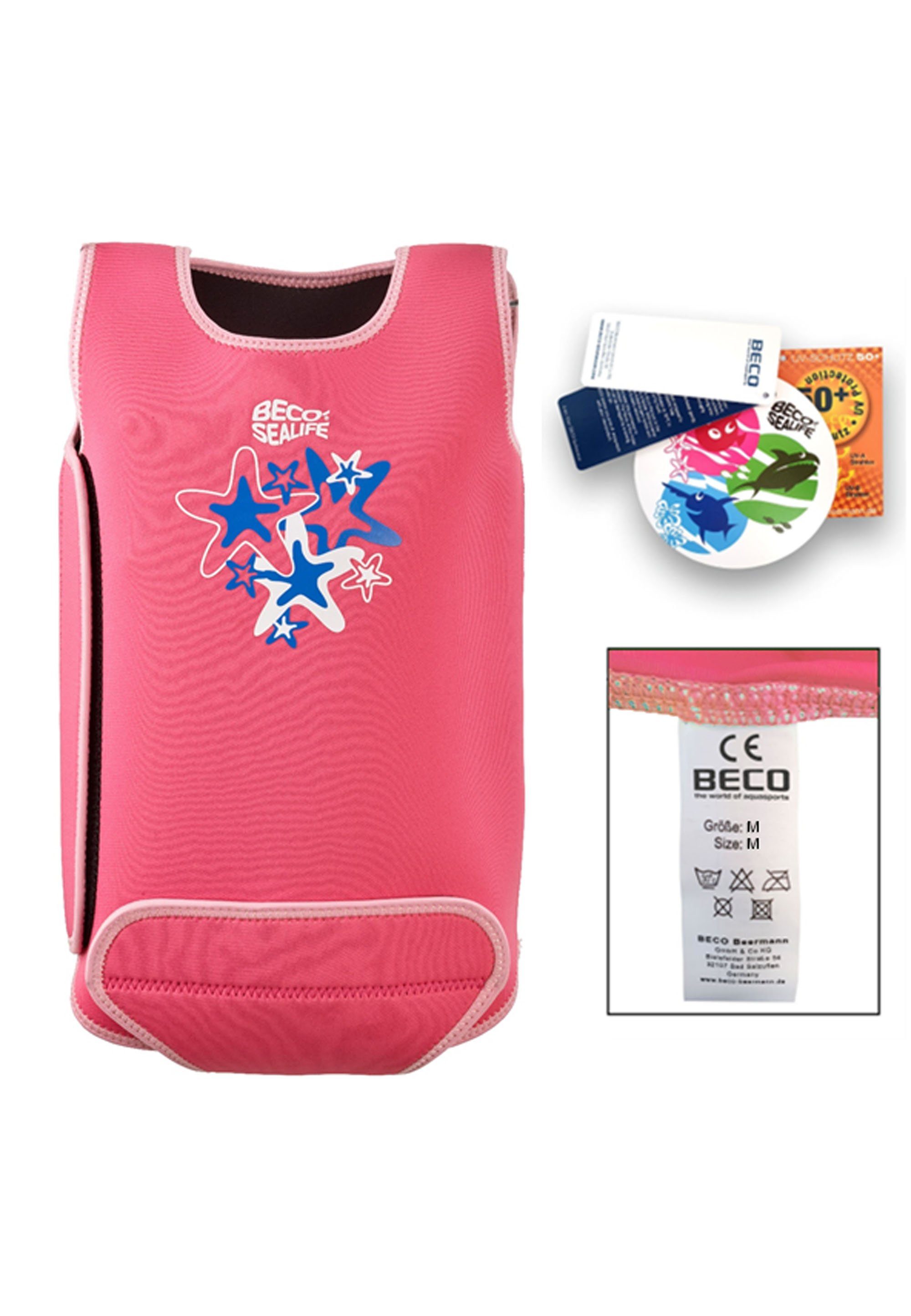 Beco Beermann Schwimmweste BECO SEALIFE Neopren Baby Warmer, schützt Ihr Baby im Wasser und an Land vor Kälte, Wind und Sonne