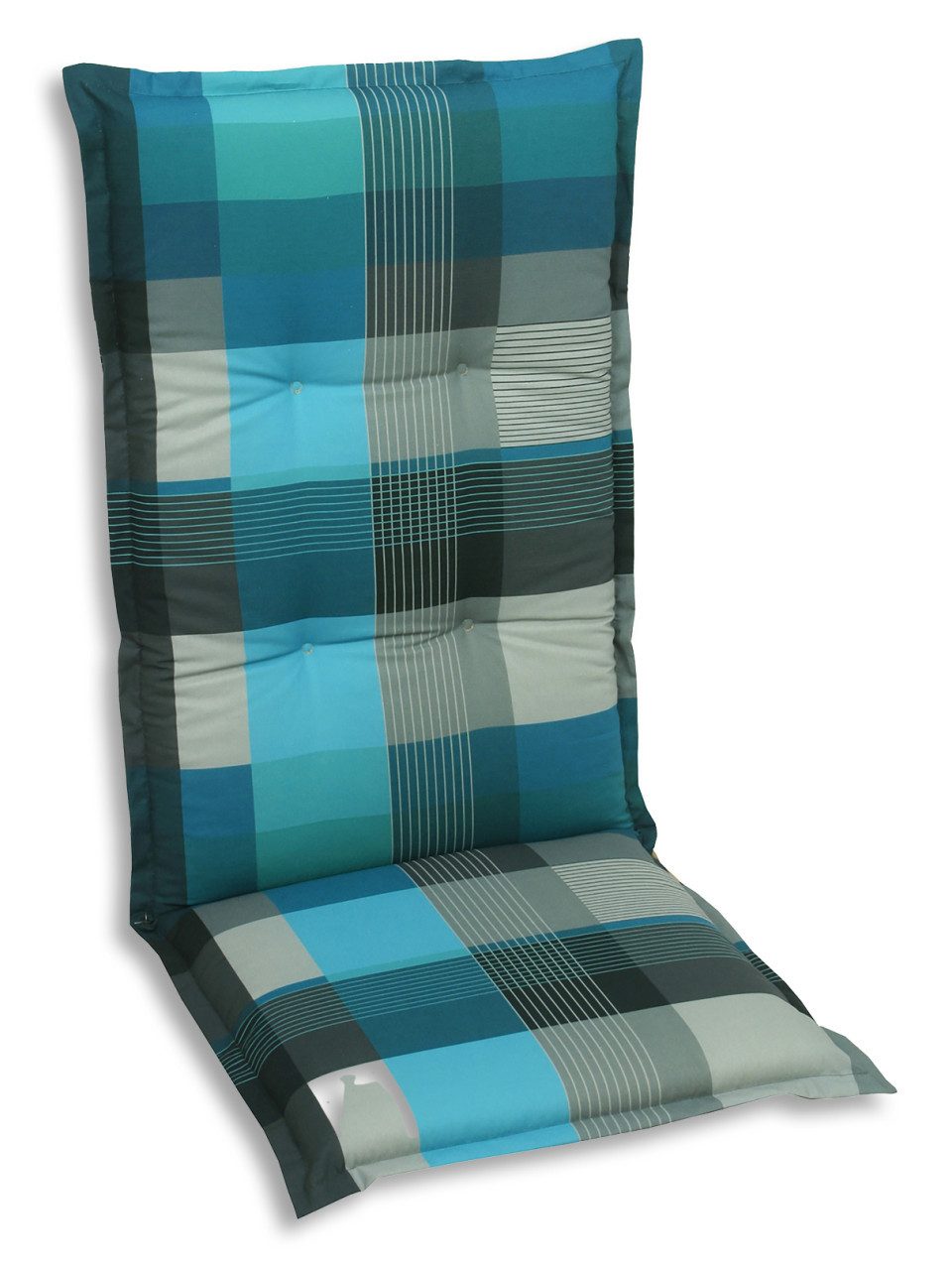 GO-DE Hochlehnerauflage GO-DE Hochlehner-Auflage Classic 120 x 50 x 7 cm, OEKO-TEX® Standard 100 Zertifikatsnummer