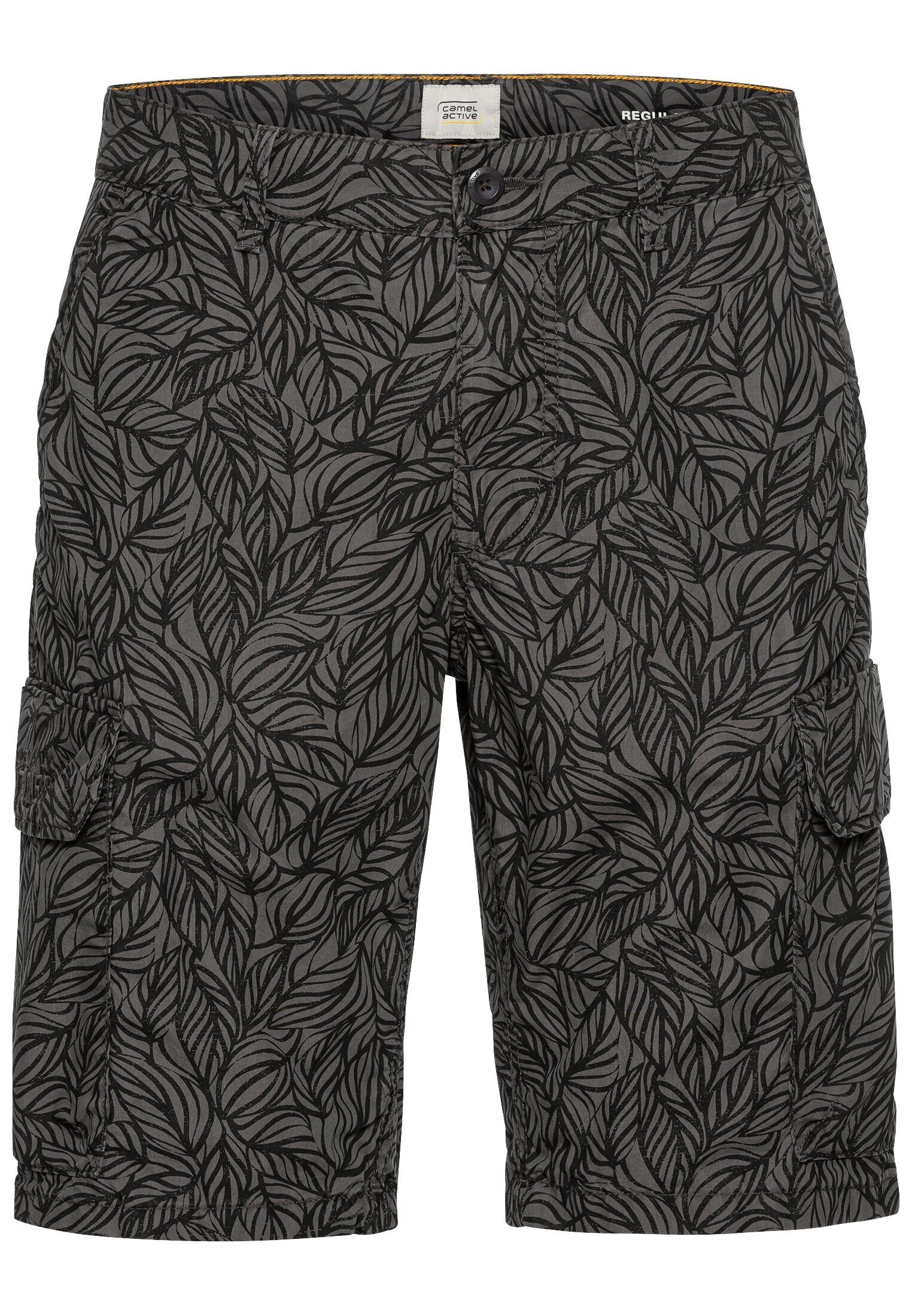 camel active Bermudas Cargo Shorts mit Allover-Print günstig online kaufen