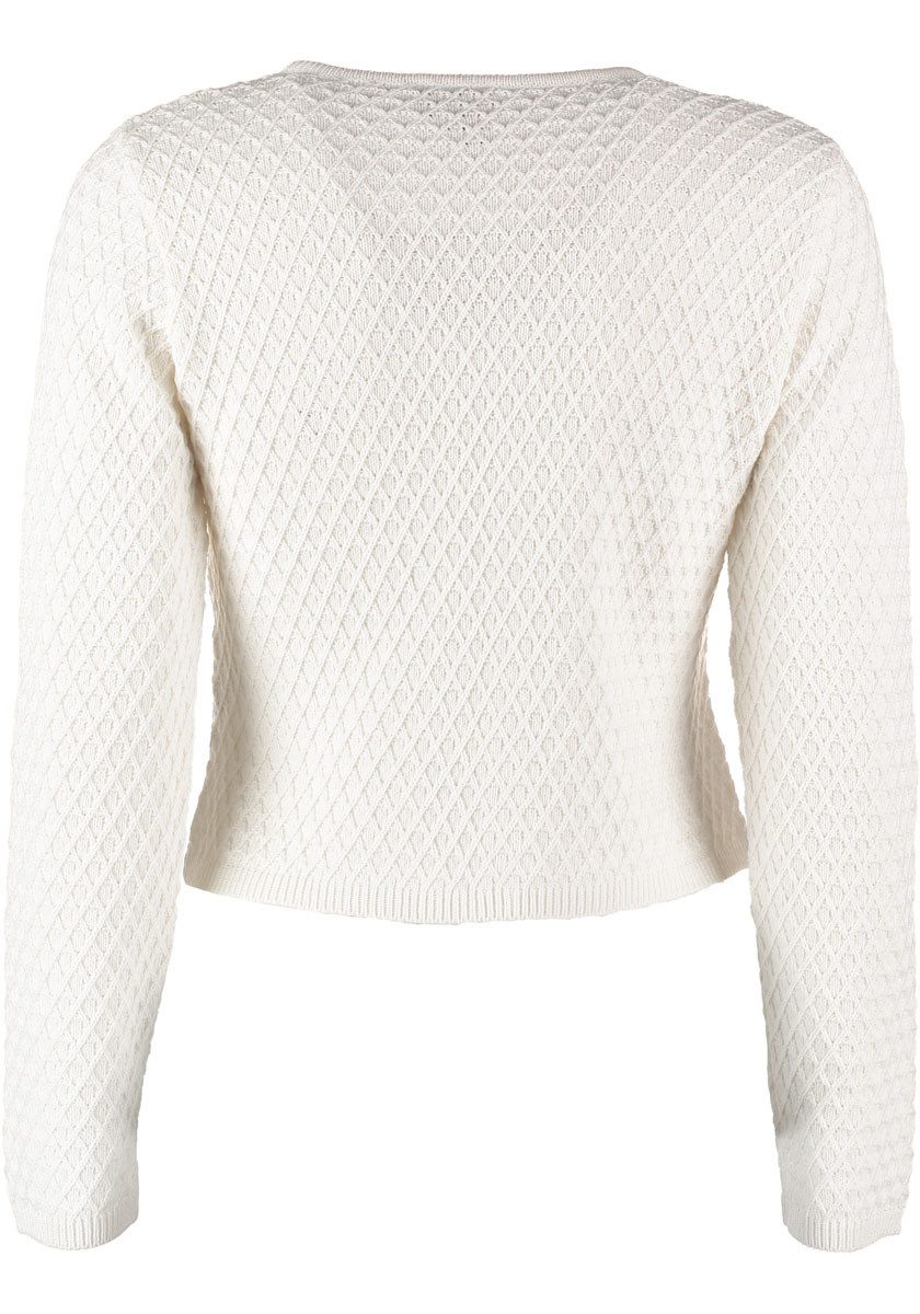 OS Trachten Strickjacke Quivun Trachtenjacke mit Rautenmuster günstig online kaufen