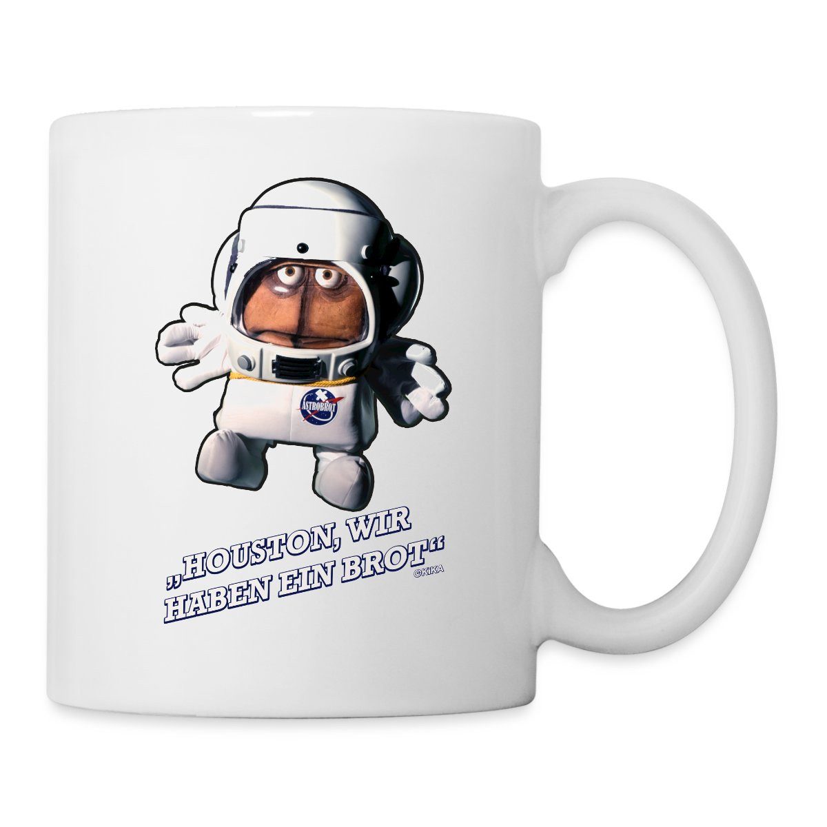 Spreadshirt Tasse Bernd Das Brot Houston Wir haben Ein Brot Spruch Tasse, Keramik