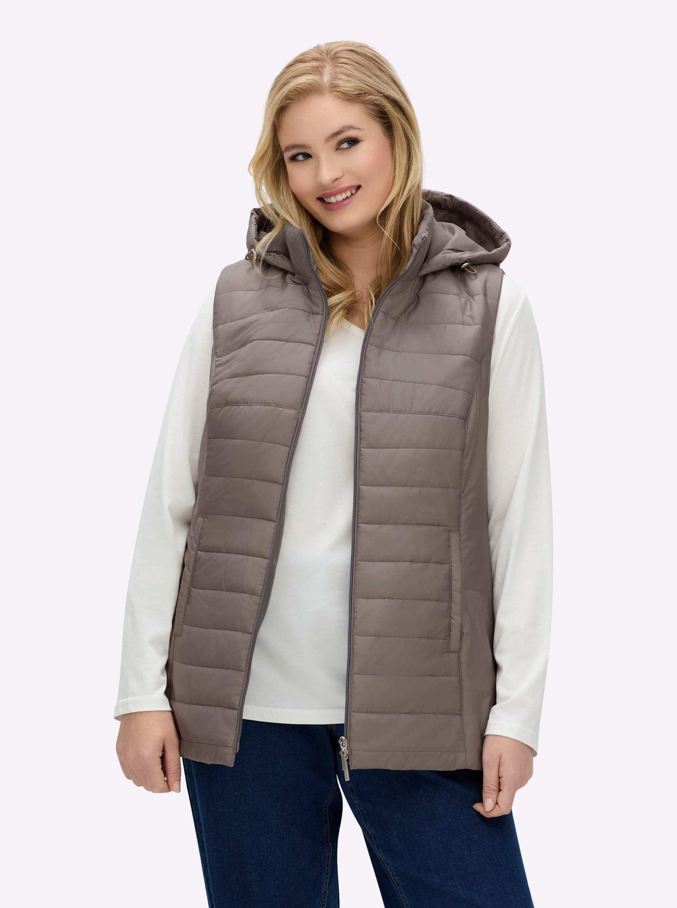 Sieh an! Jerseyweste Longweste günstig online kaufen