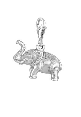 Nenalina Charm-Einhänger Anhänger Elefant Tier Reise Verziert 925 Silber
