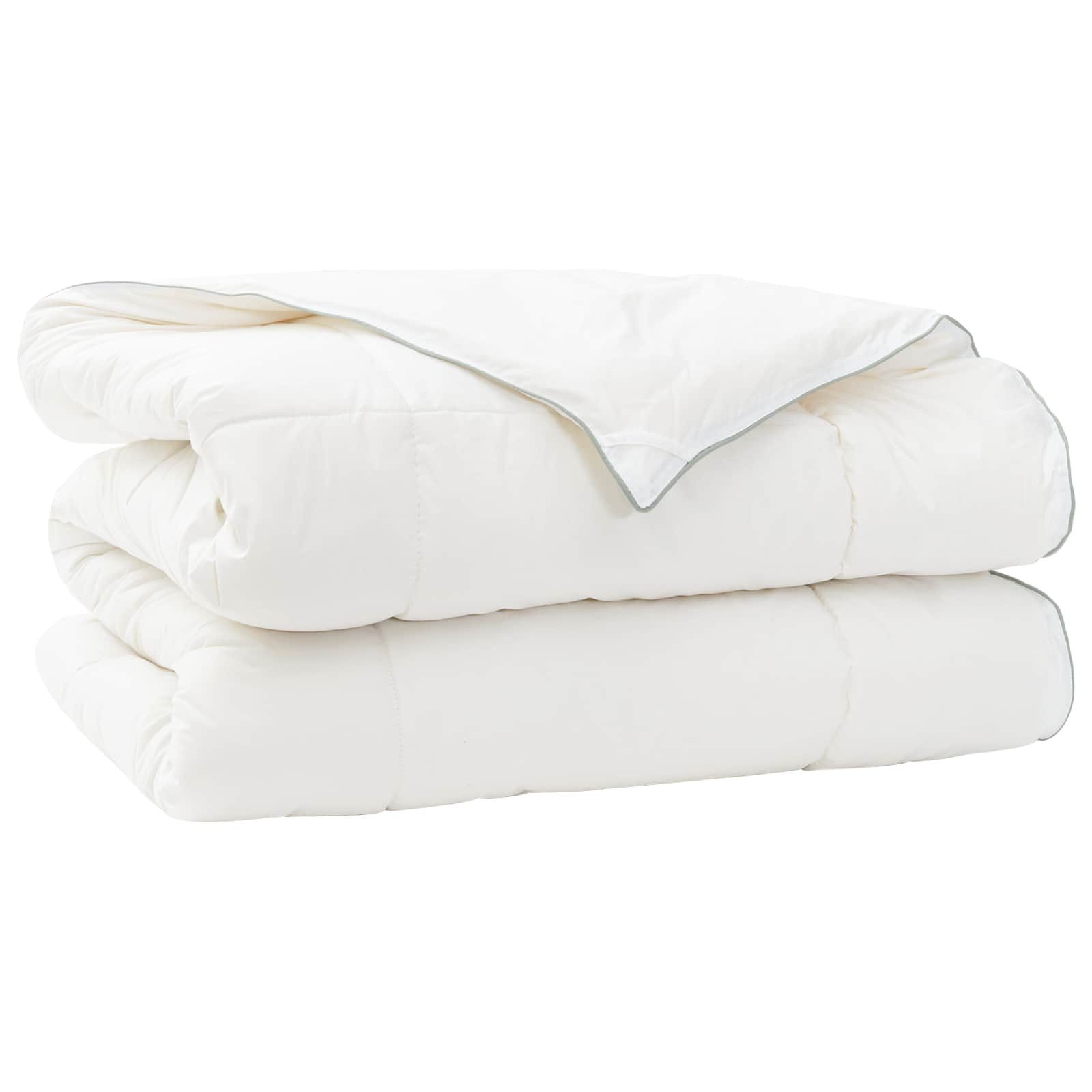 vidaXL Bett Bettdecke 135x220 cm 4 Jahreszeiten 300 GSM Australische Wolle (1-tlg)