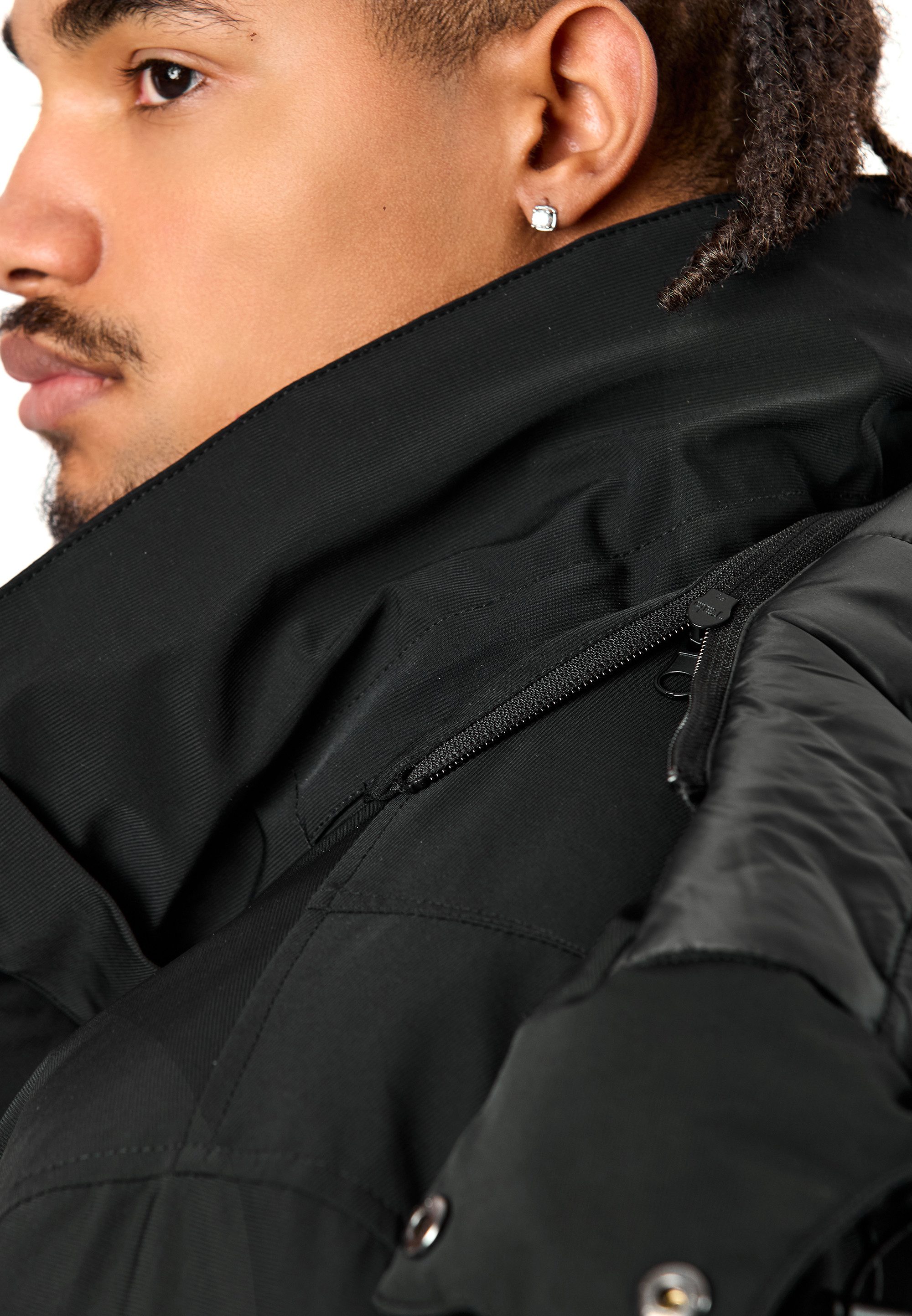 RedBridge Winterjacke mit abnehmbarer Kapuze warm wasserabweisend funktional Abnehmbare Kapuze, innenliegender Gummizug