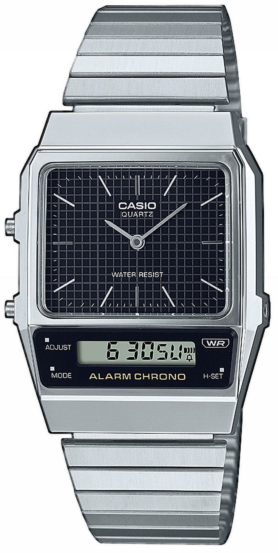 CASIO VINTAGE Chronograph AQ-800E-1AEF, Quarzuhr, Armbanduhr, Damen, Herren, digital, retro, Stoppfunktion