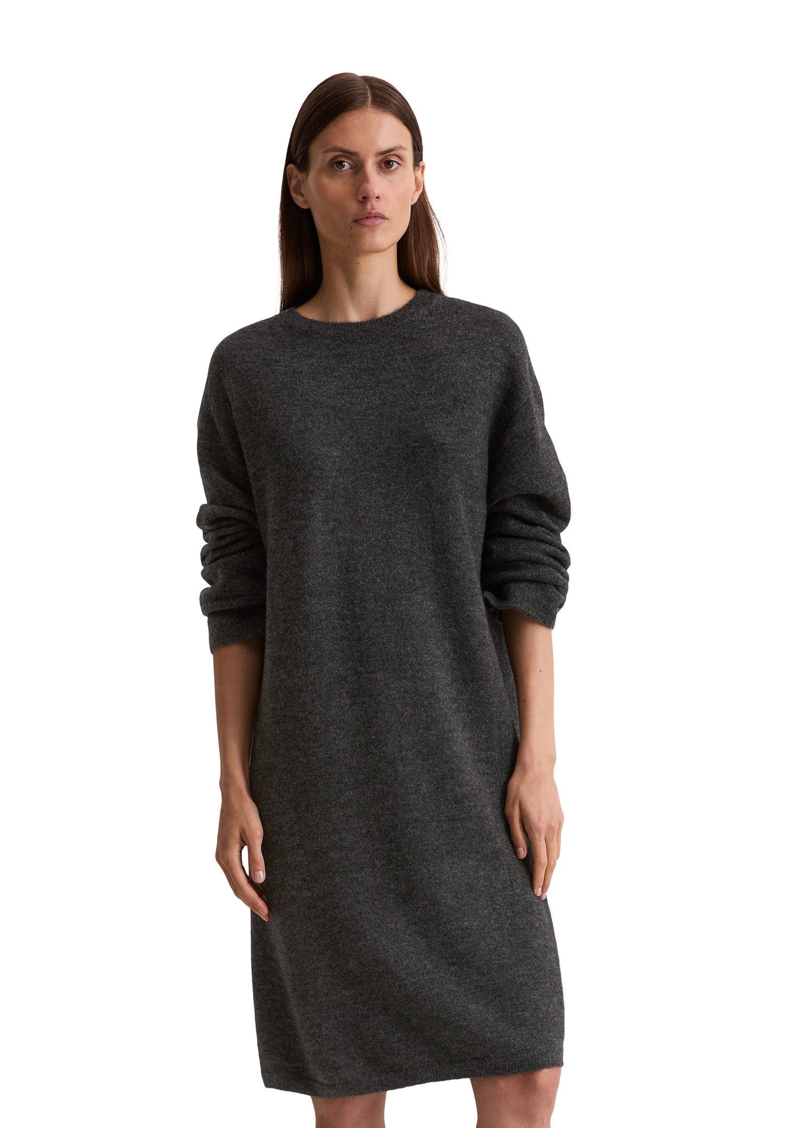 Marc O'Polo Strickkleid Rundhalsausschnitt, Relaxed Fit, günstig online kaufen