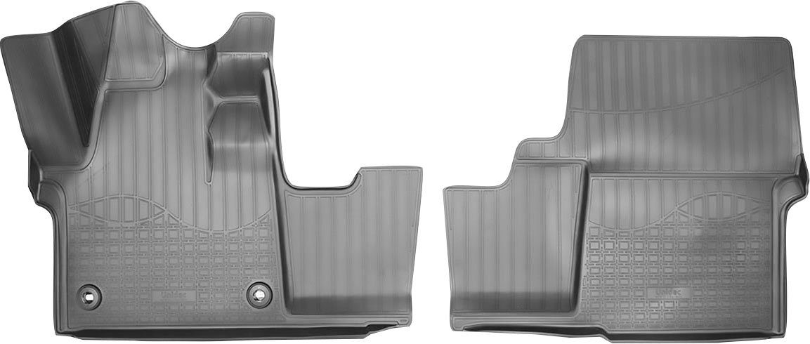 RECAMBO Passform-Fußmatten CustomComforts (2 St), für Opel Zafira, Life ab  2019 vorne, perfekte Passform