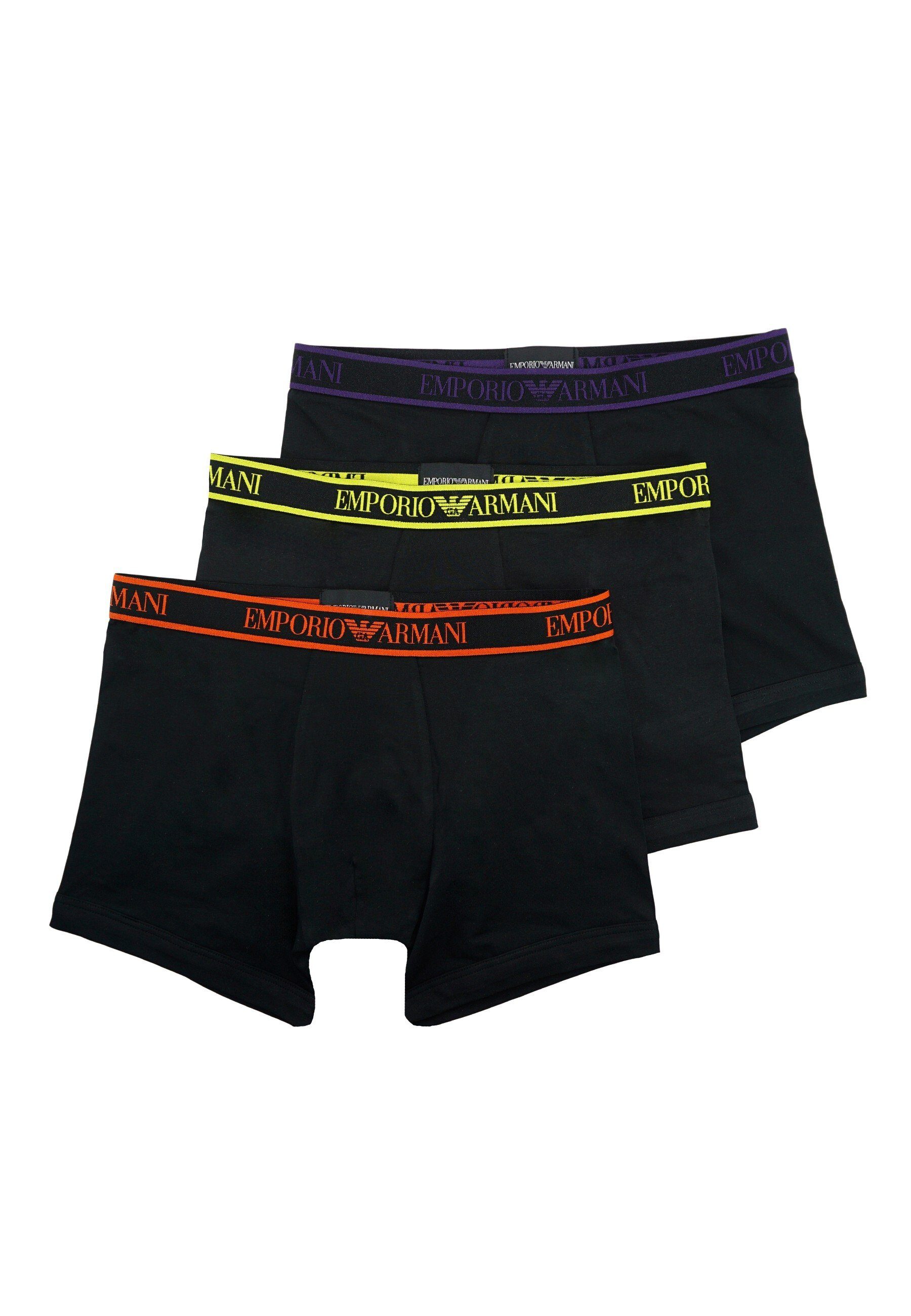 Boxer Armani Boxershorts Shorts (3-St) Emporio Pack Knit 3
