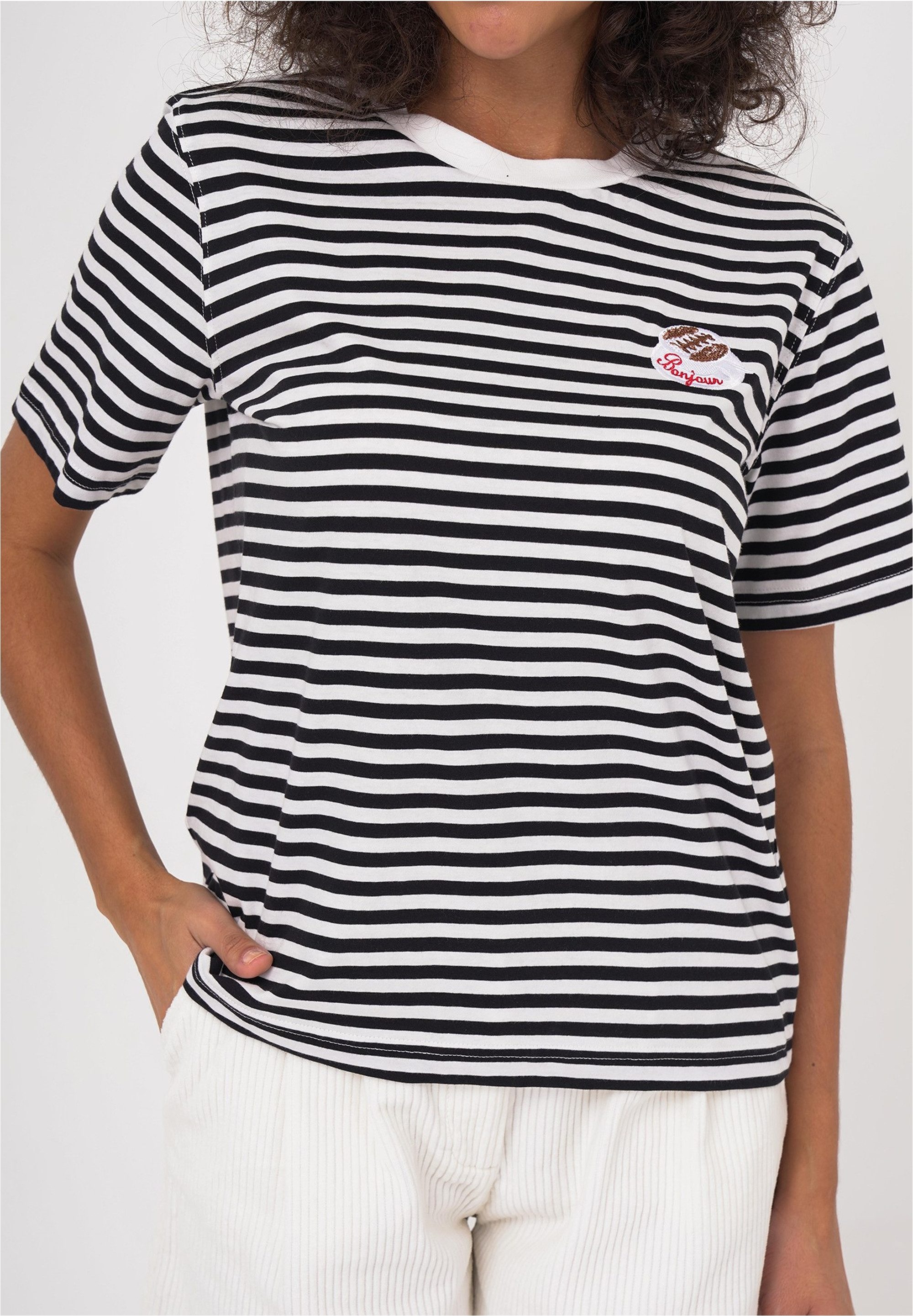 freshlions T-Shirt Fitore (1-tlg) in tollem Streifen-Design günstig online kaufen