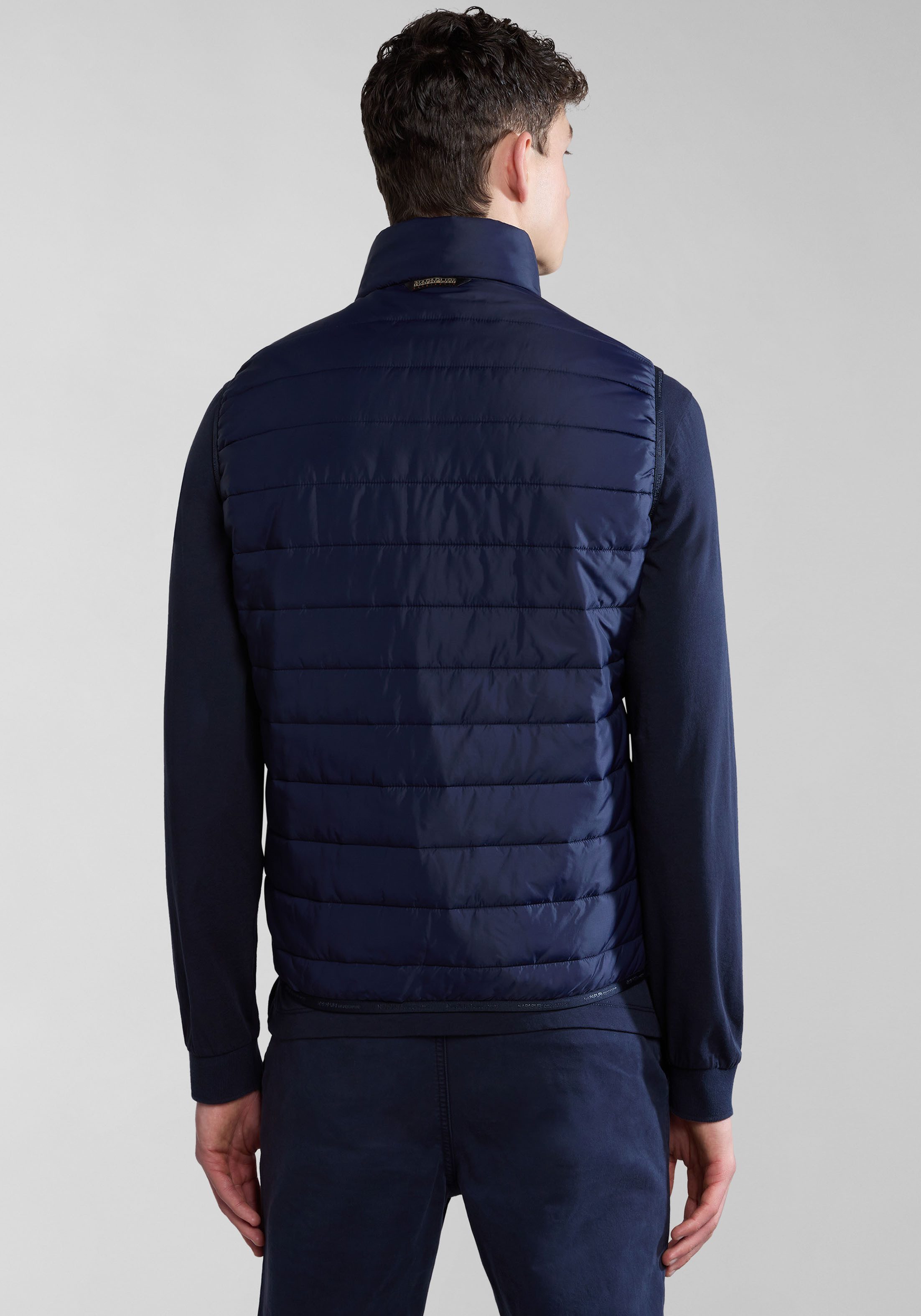 Napapijri Steppweste Mit Markenlabel an der günstig online kaufen