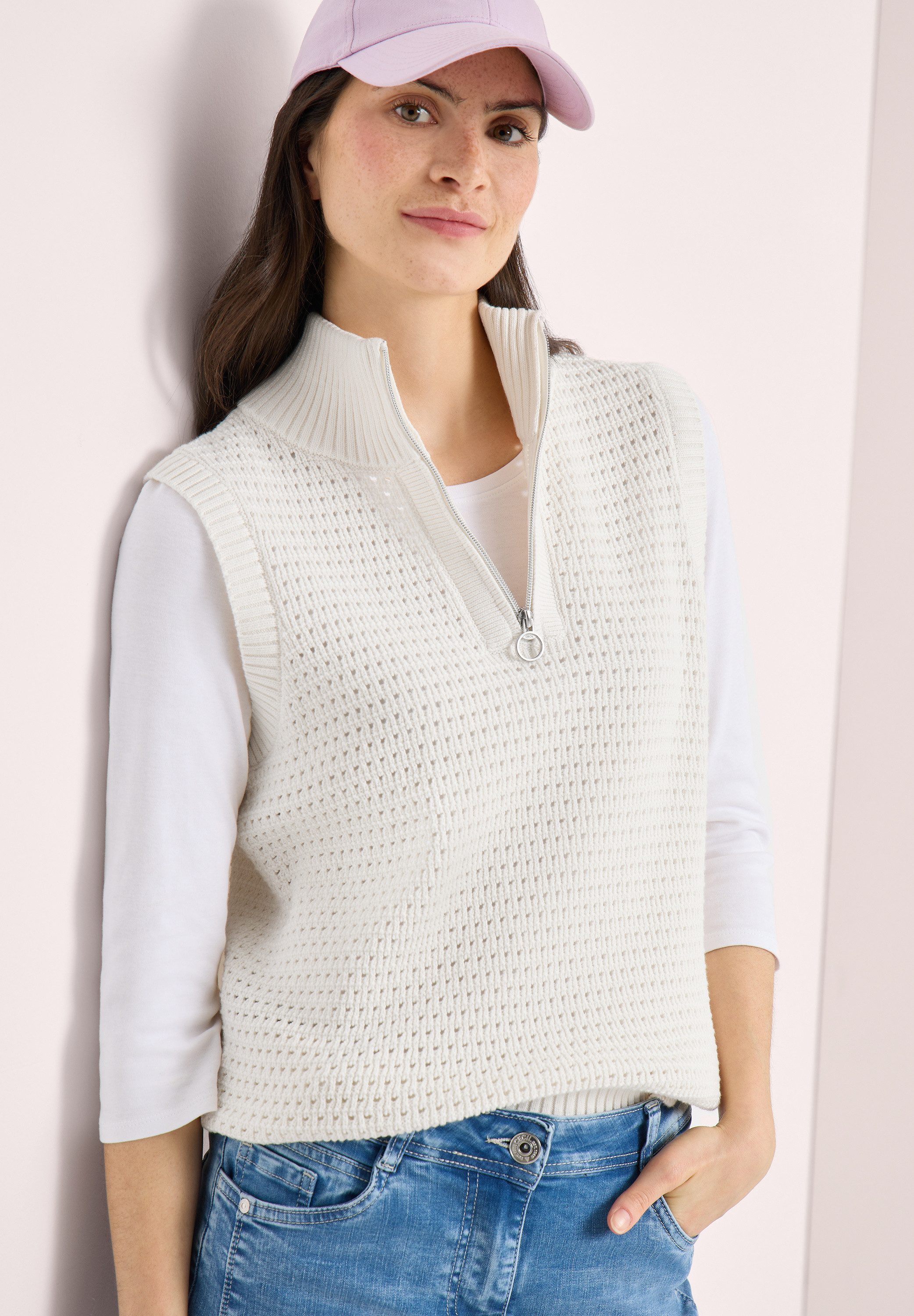 CECIL Troyer aus reiner Baumwolle