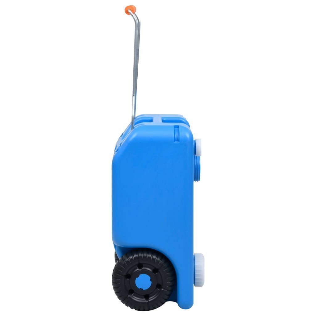 vidaXL Wassertank Camping-Wassertank mit Rollen 25 L Blau