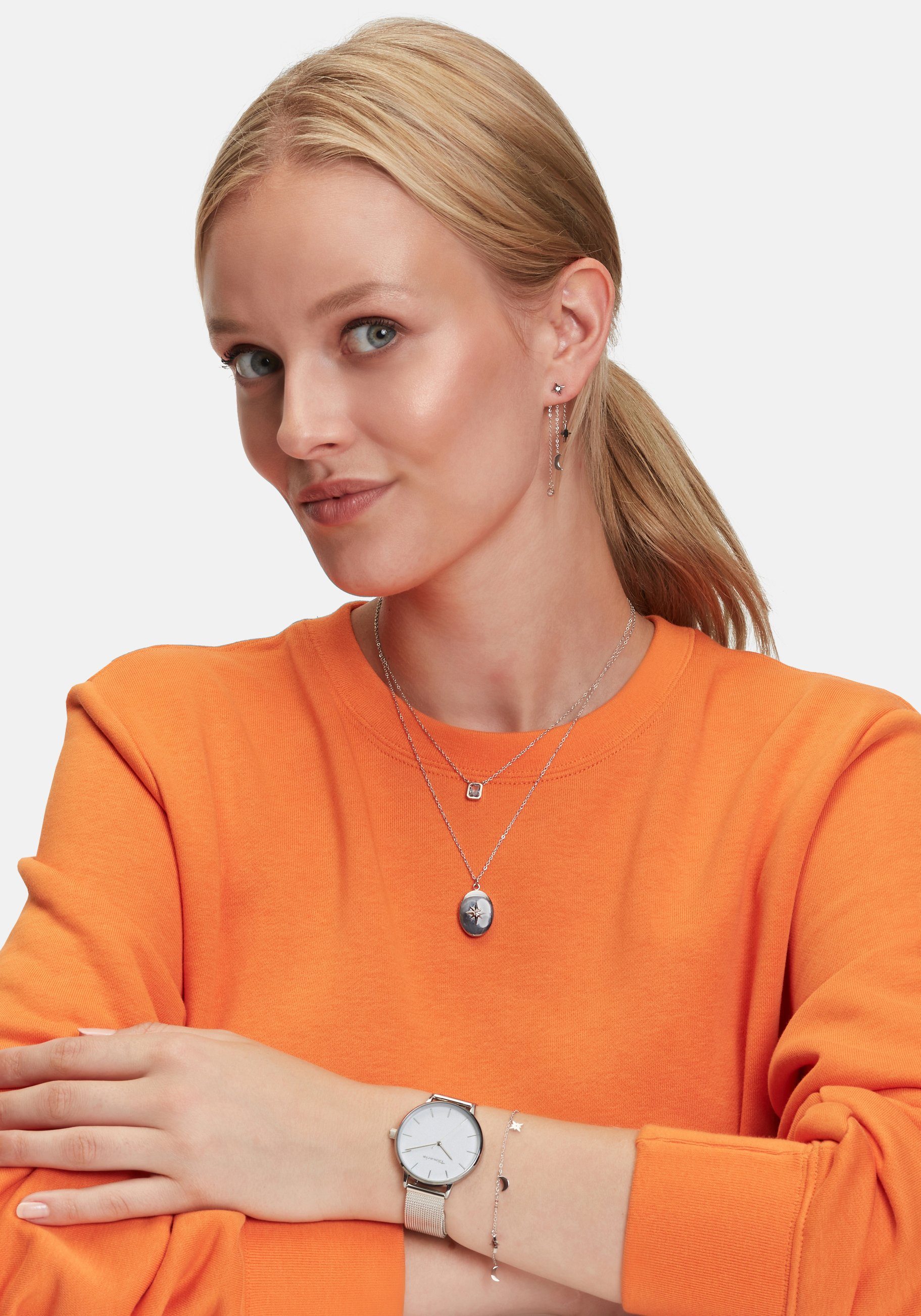 Tamaris Kette mit Anhänger Medaillon, T...