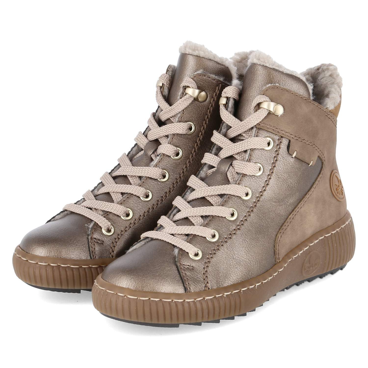 Rieker Rieker Z6614-90 Damen Kunstleder bronze Winterstiefel günstig online kaufen