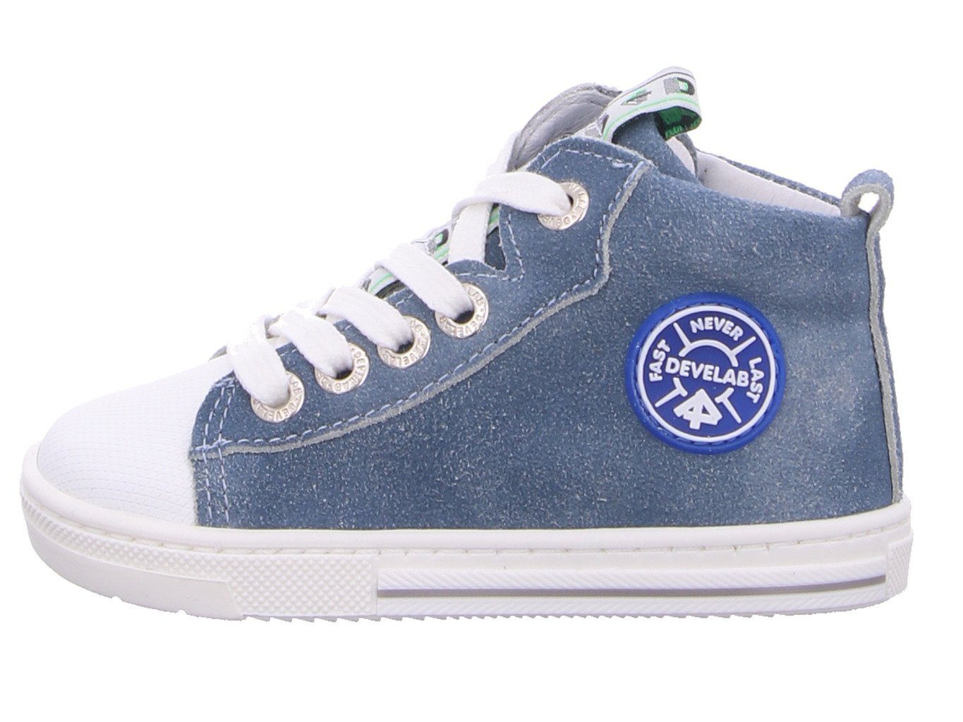 develab Boys Firststep Mid Cut Laces Lauflernschuh