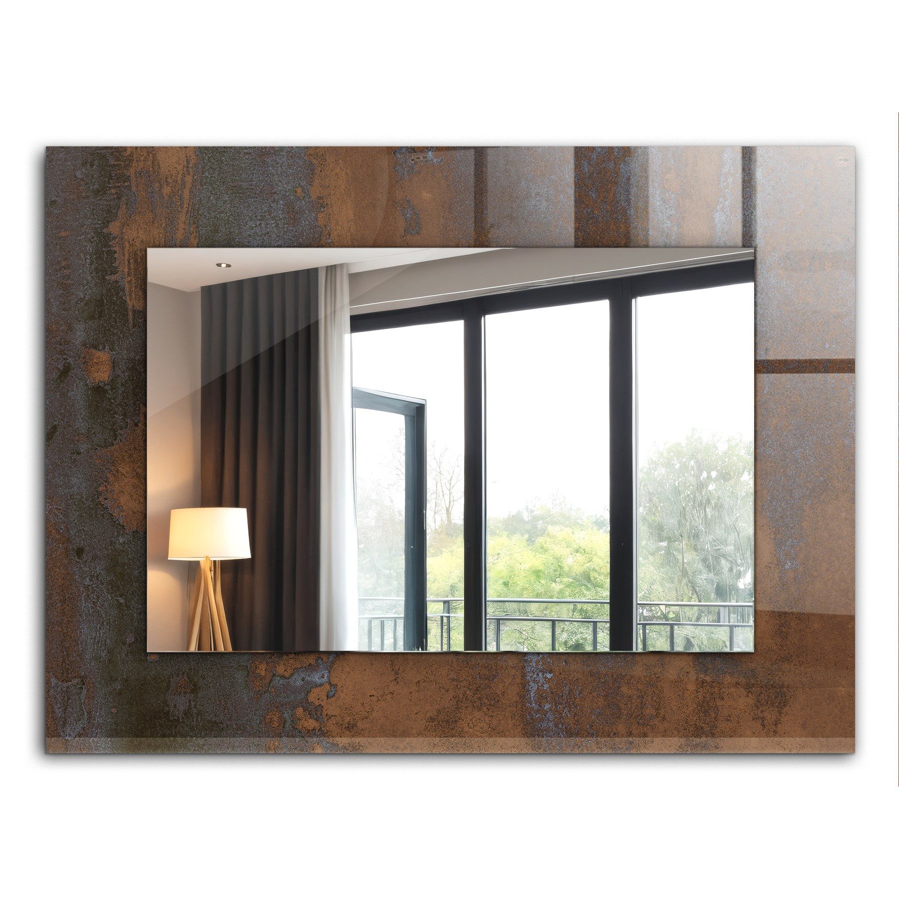 Tulup Dekospiegel Modern Spiegel mit Aufdruck, günstig online kaufen