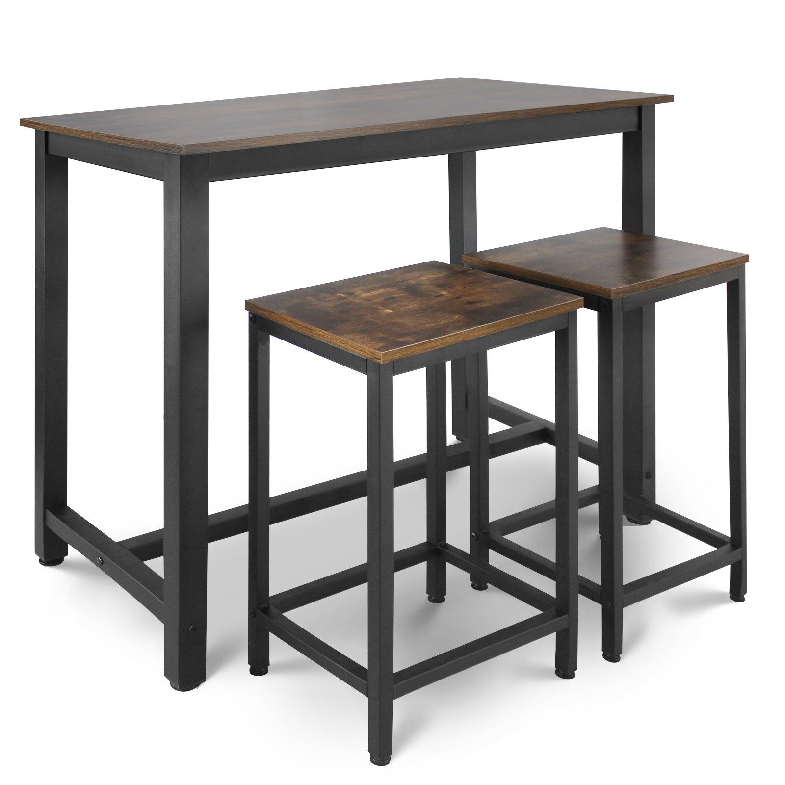 MIADOMODO Bartisch Stehtisch Set – 120x60x90cm, günstig online kaufen