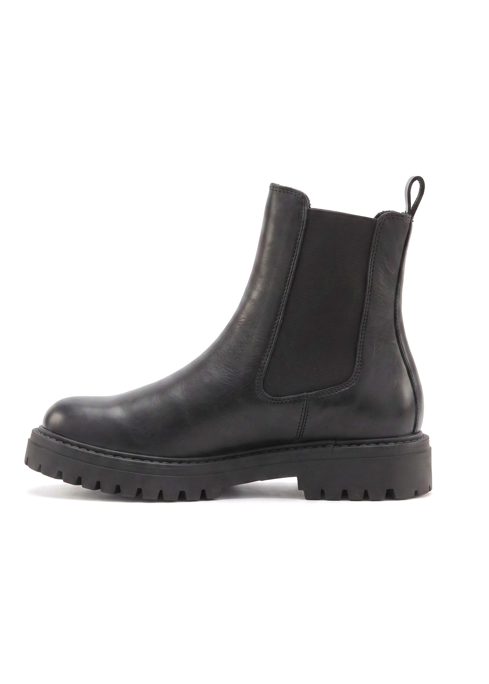 Elbsand Chelseaboots, Schlupfstiefel, Lederstiefelette, Sommerstiefelette Stiefelette Bikerboots aus Leder mit Stretch-Einsätzen und leichter Profilsohle