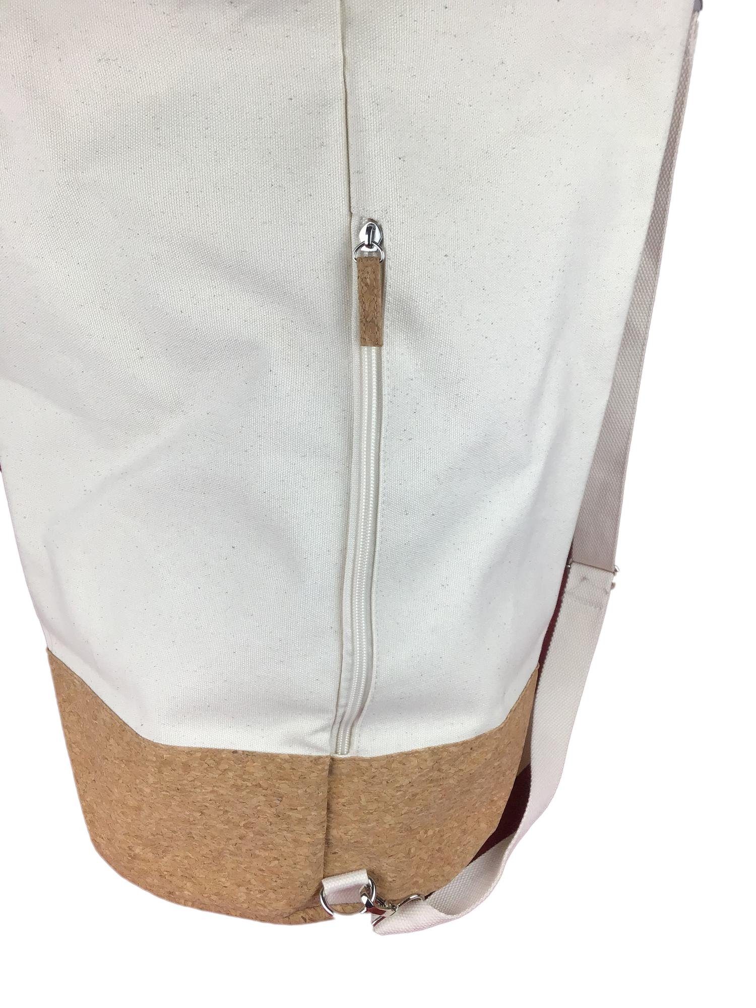 Sporttasche Bonizetti (1-tlg), Tasche, Volumen, Weiß Kork 20 - und Liter wasserfeste Seesack Canvas aus