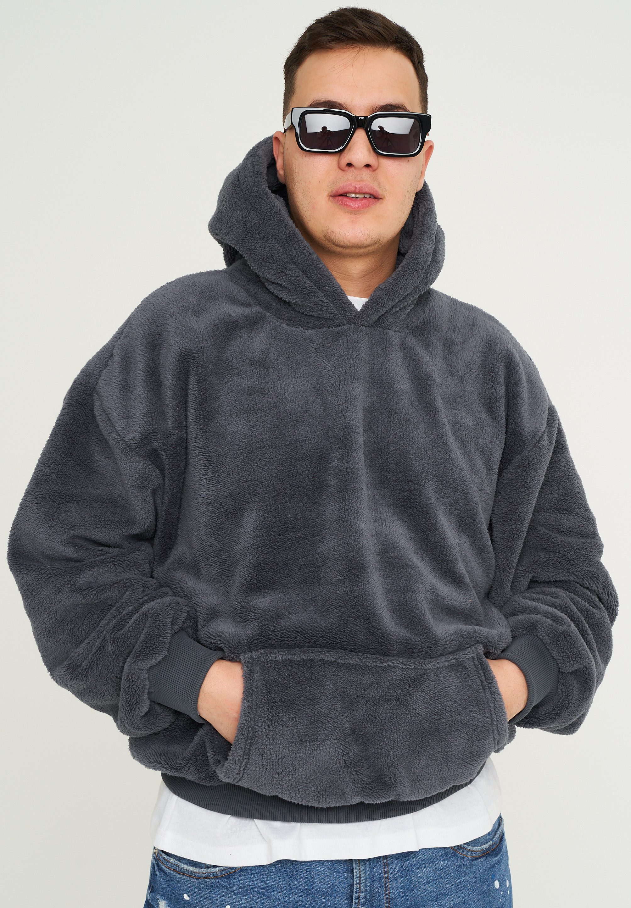 SOULSTAR Hoodie S2KELME Herren Oversize Kapuzenpullover günstig online kaufen