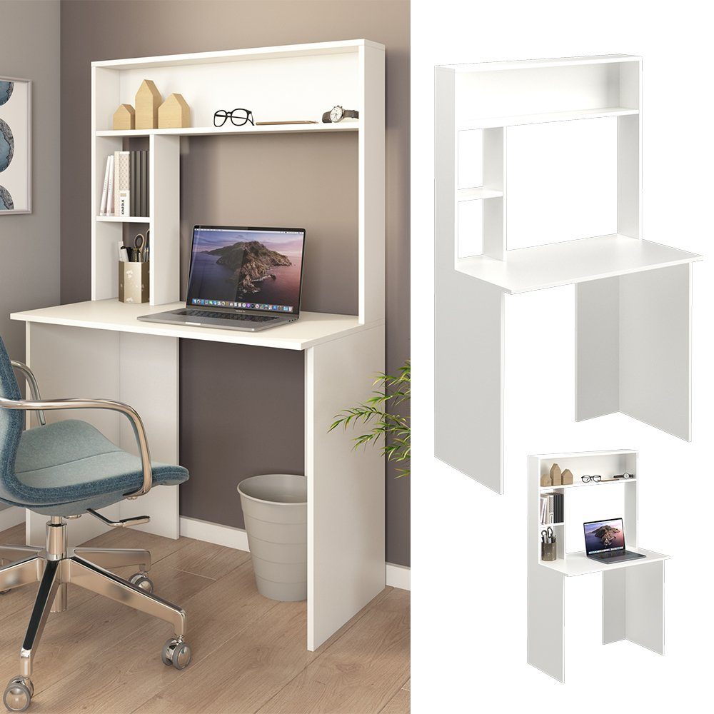 Vicco Schreibtisch Albano, Weiß, 90 x günstig online kaufen
