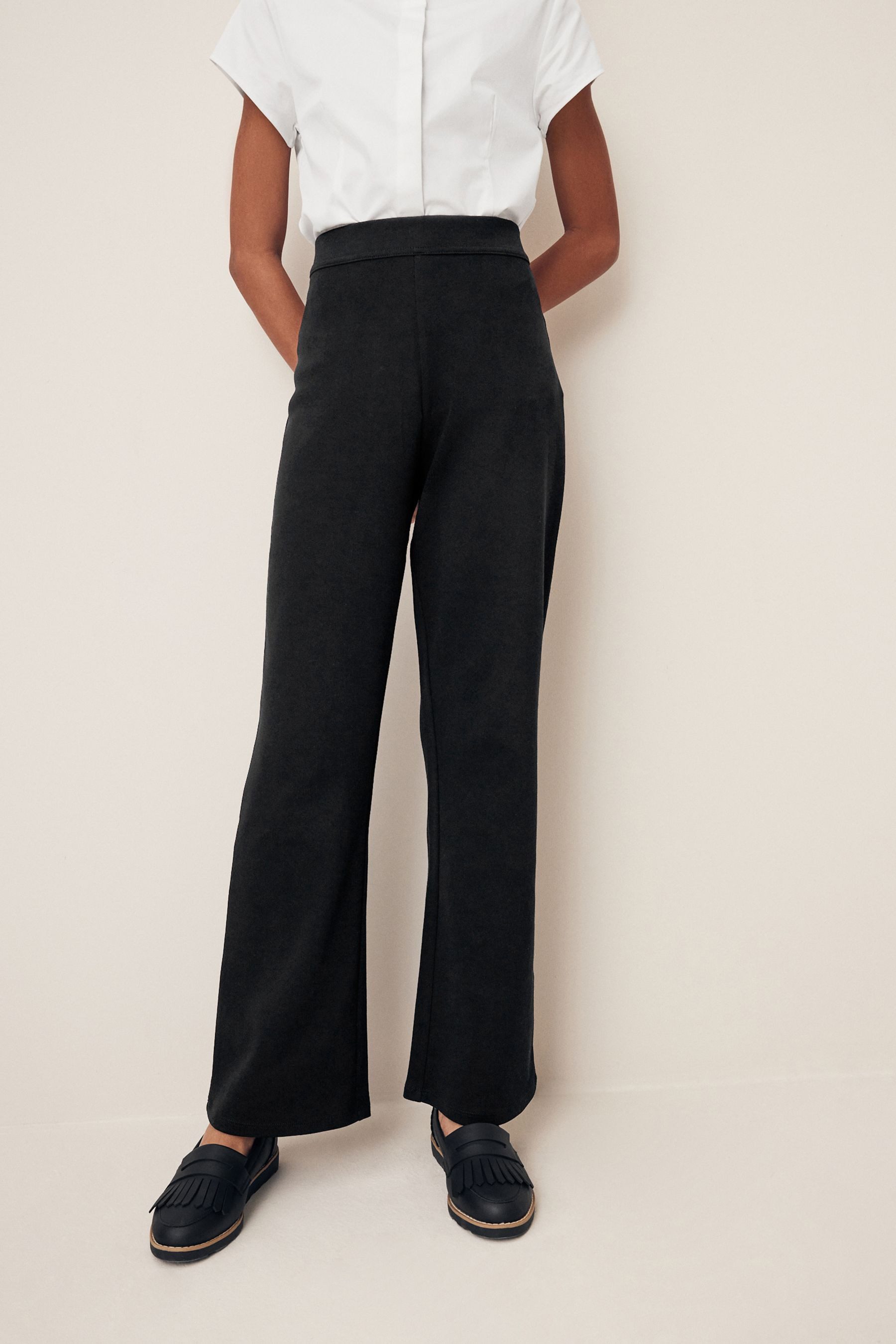 Next Schlupfhose Schlupf-Stretchhose aus Jersey mit Baumwolle (1-tlg)