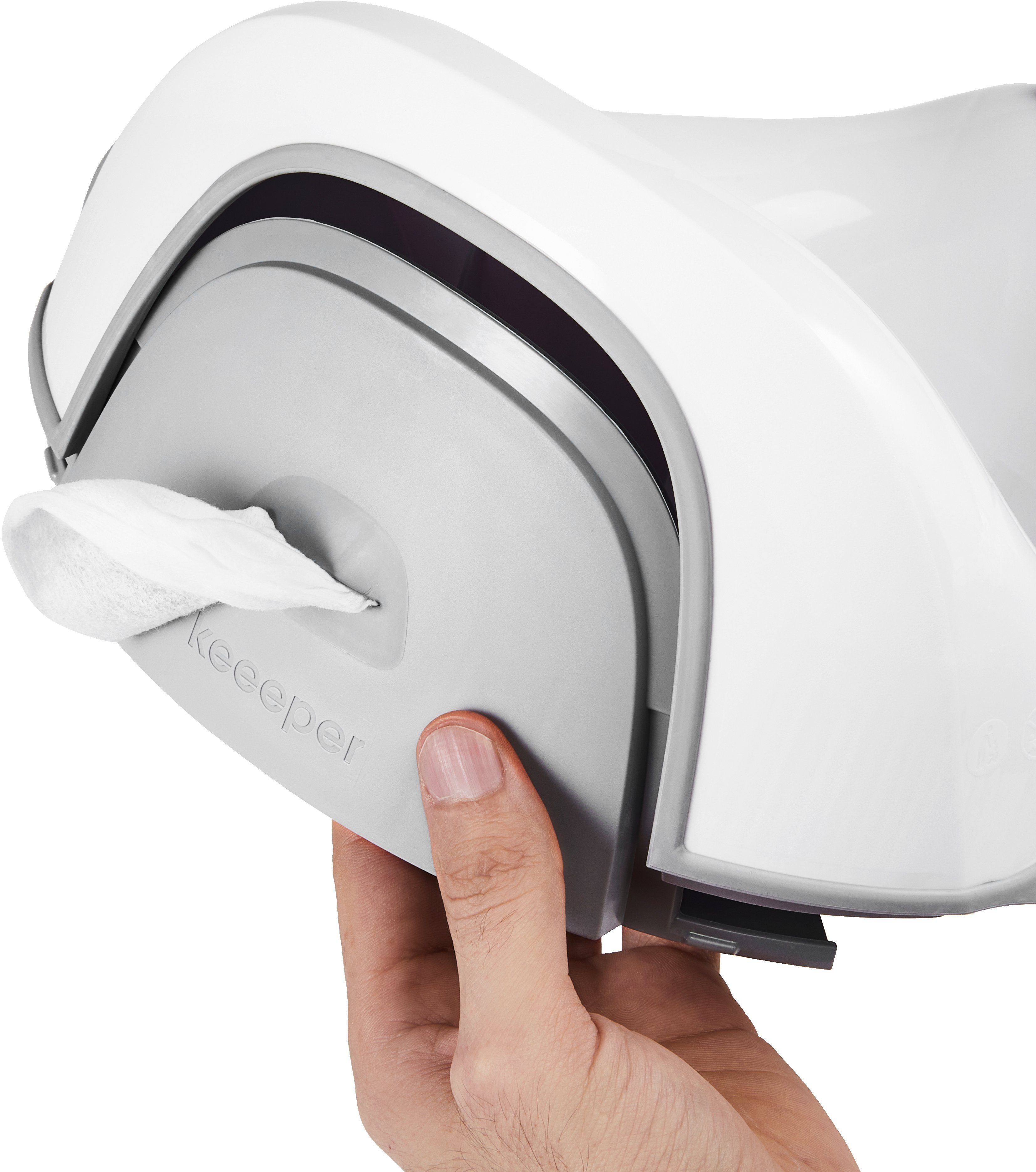 keeeper Toilettentrainer kasimir babytopf deluxe nordic schützt - weltweit Wald Europe, - in white, FSC® 4in1, Made