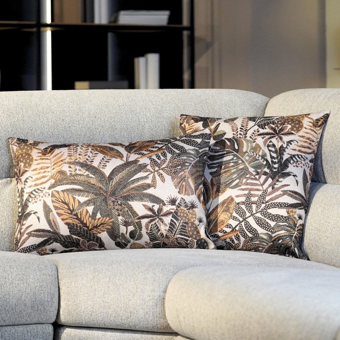 REALLaxx Dekokissen Kalen Veneria, Sofakissen, 40 x 60 oder 50 x 50 cm, Kissenbezug mit Füllung, Dschungel