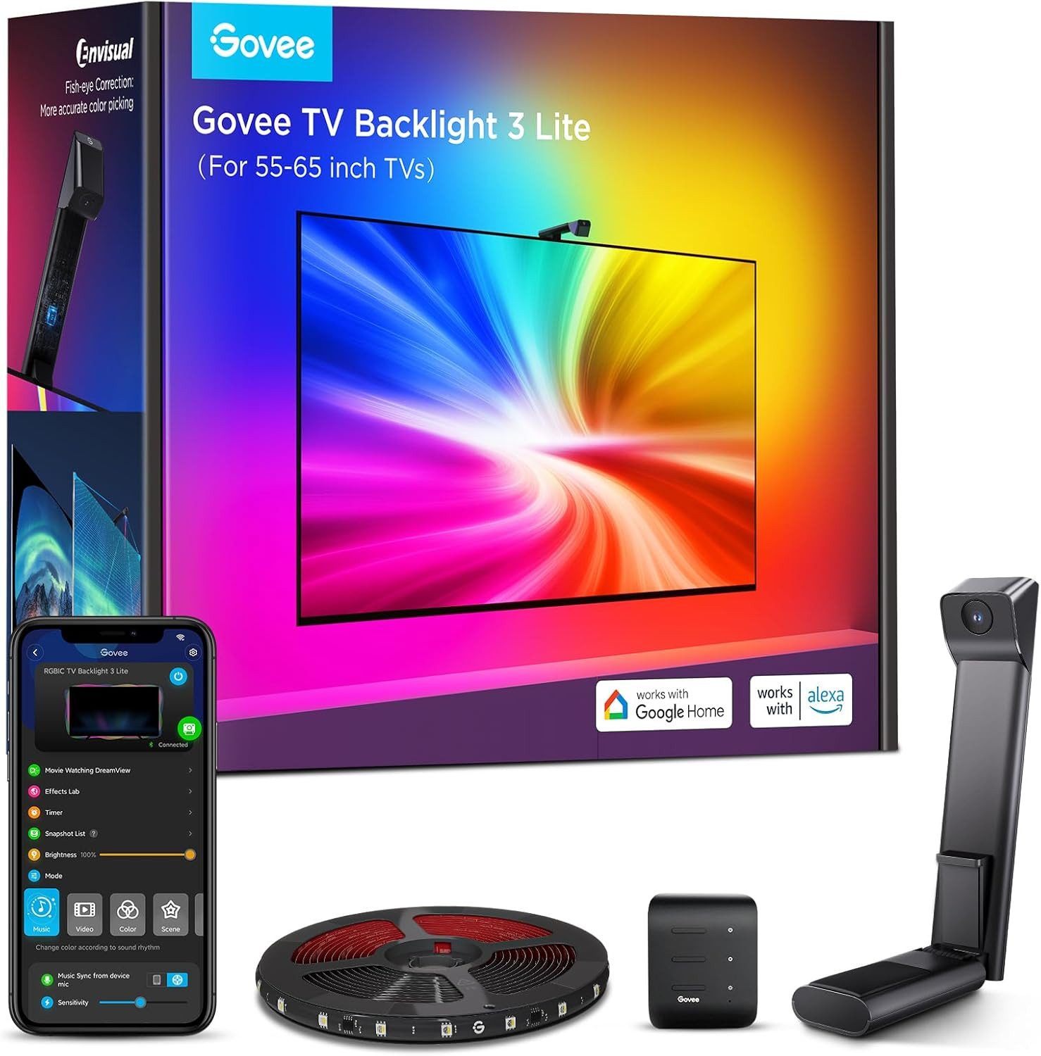 Govee LED-Streifen TV-Hintergrundbeleuchtung 3 Lite mit günstig online kaufen