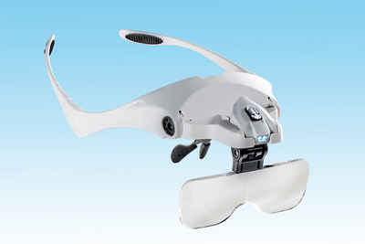Kraft Werkzeuge Lupenbrille »Kraft Werkzeuge Brillenlupe mit LED Lupenbrille Sehhilfe«